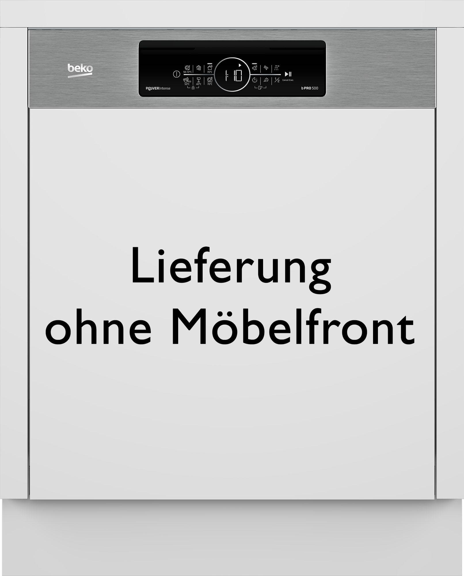 BEKO Geschirrspüler BDSN36550XP PowerIntense SensorAdapt