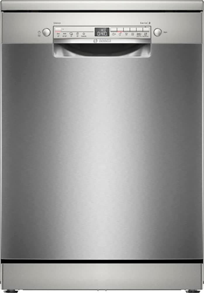 BOSCH Standgeschirrspüler SMS2HVI02E Silber Besteckschublade