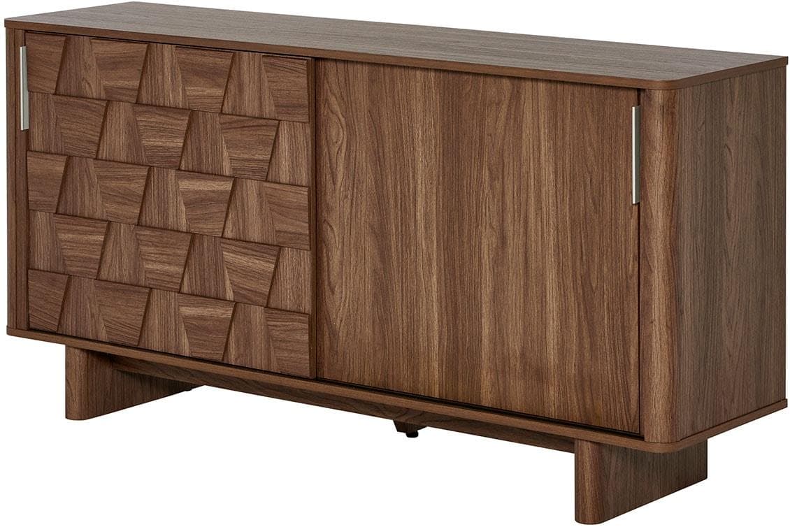 Sideboard JAHNKE CHESS SB 150 Walnuss mit Schiebetüren