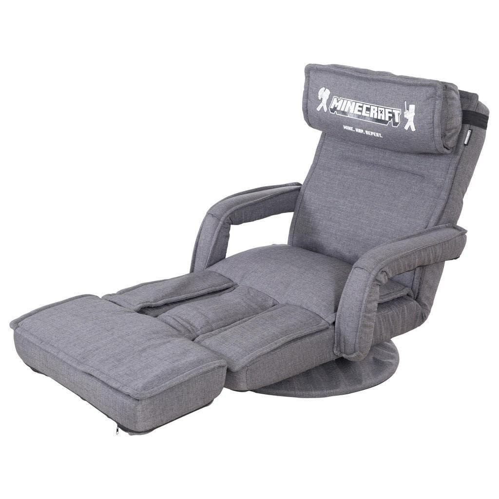 Minecraft Gamingsessel Grau 360° drehbar