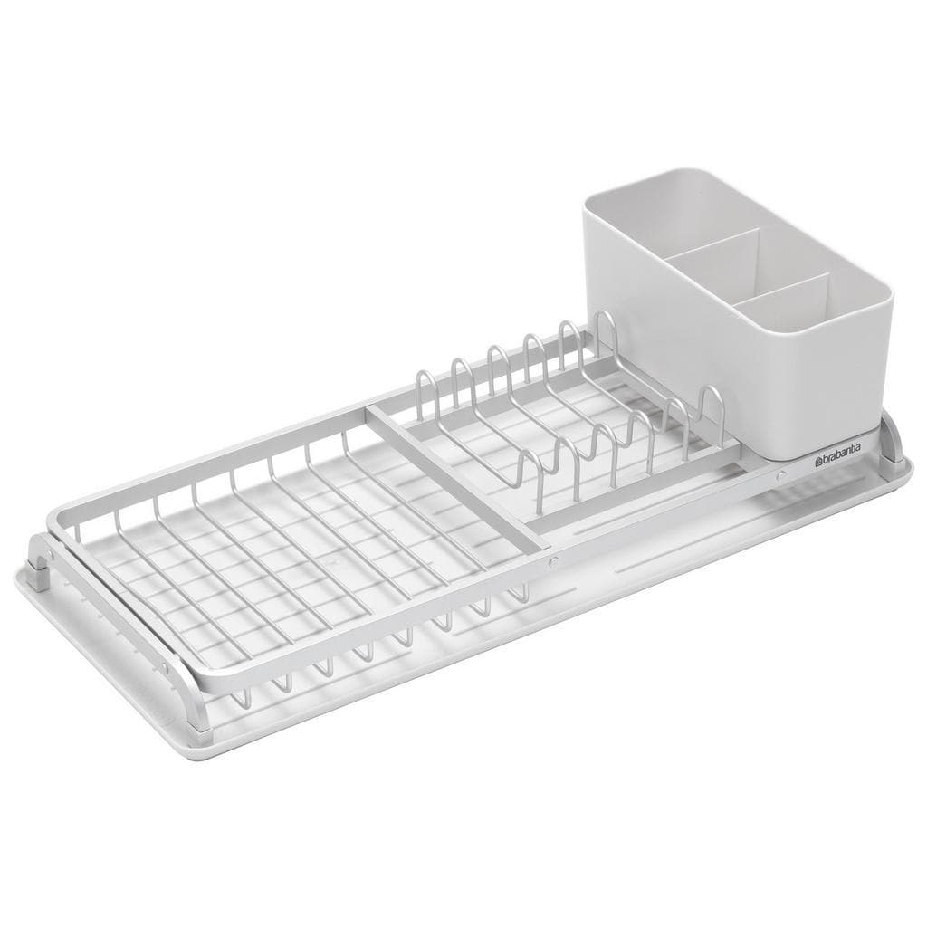 Brabantia Geschirrabtropftasse Grau Abtropfschale Bestecksammler