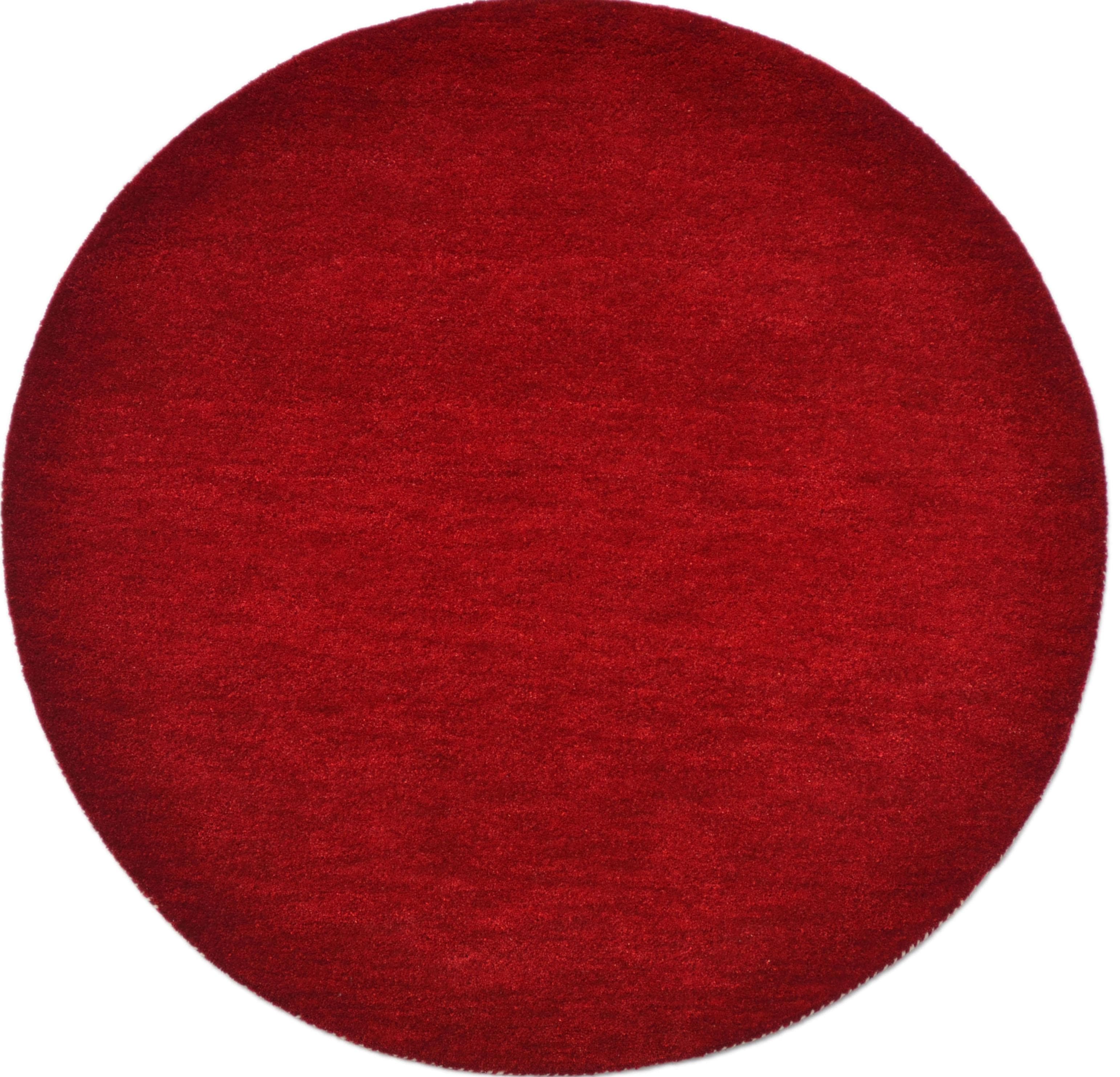 Persischer Gabbeh Teppich in Rot und Bordeaux