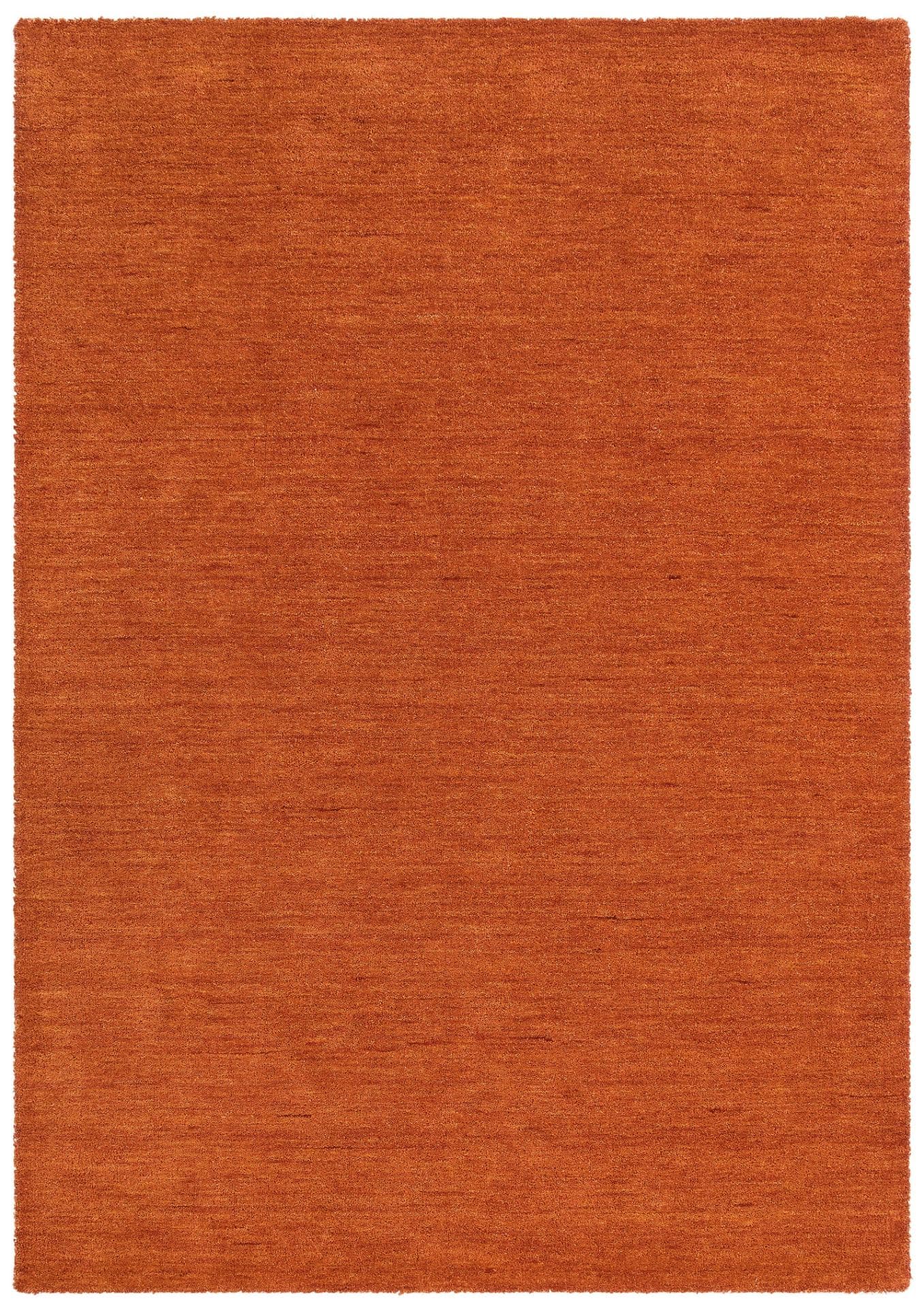 Traditioneller Gabbeh-Teppich in Orange und Rostorange