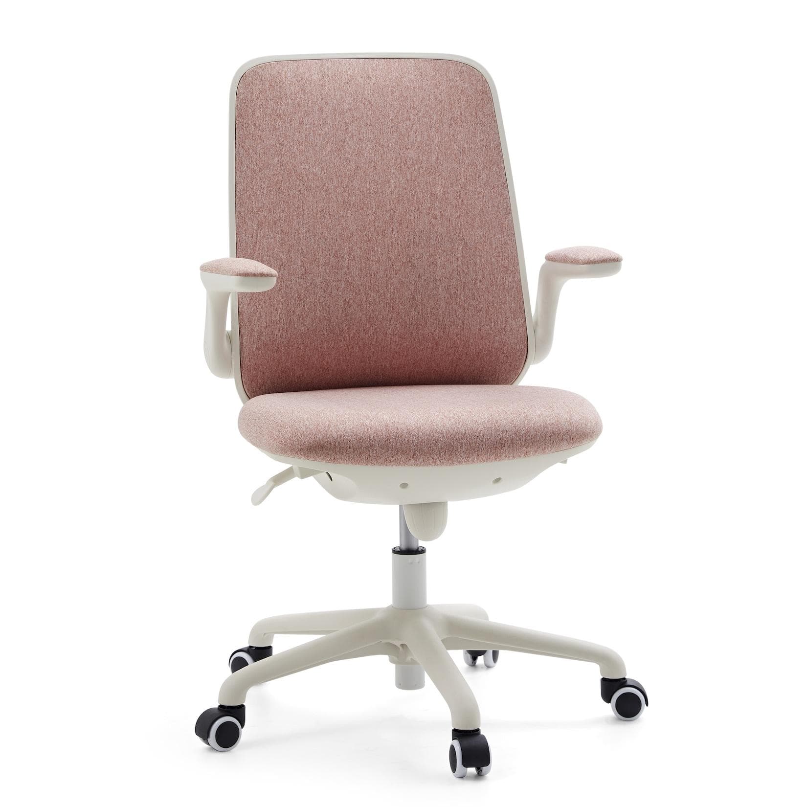 hjh OFFICE Kinderdrehstuhl Swivelo Stoff Abklappbare Armlehnen