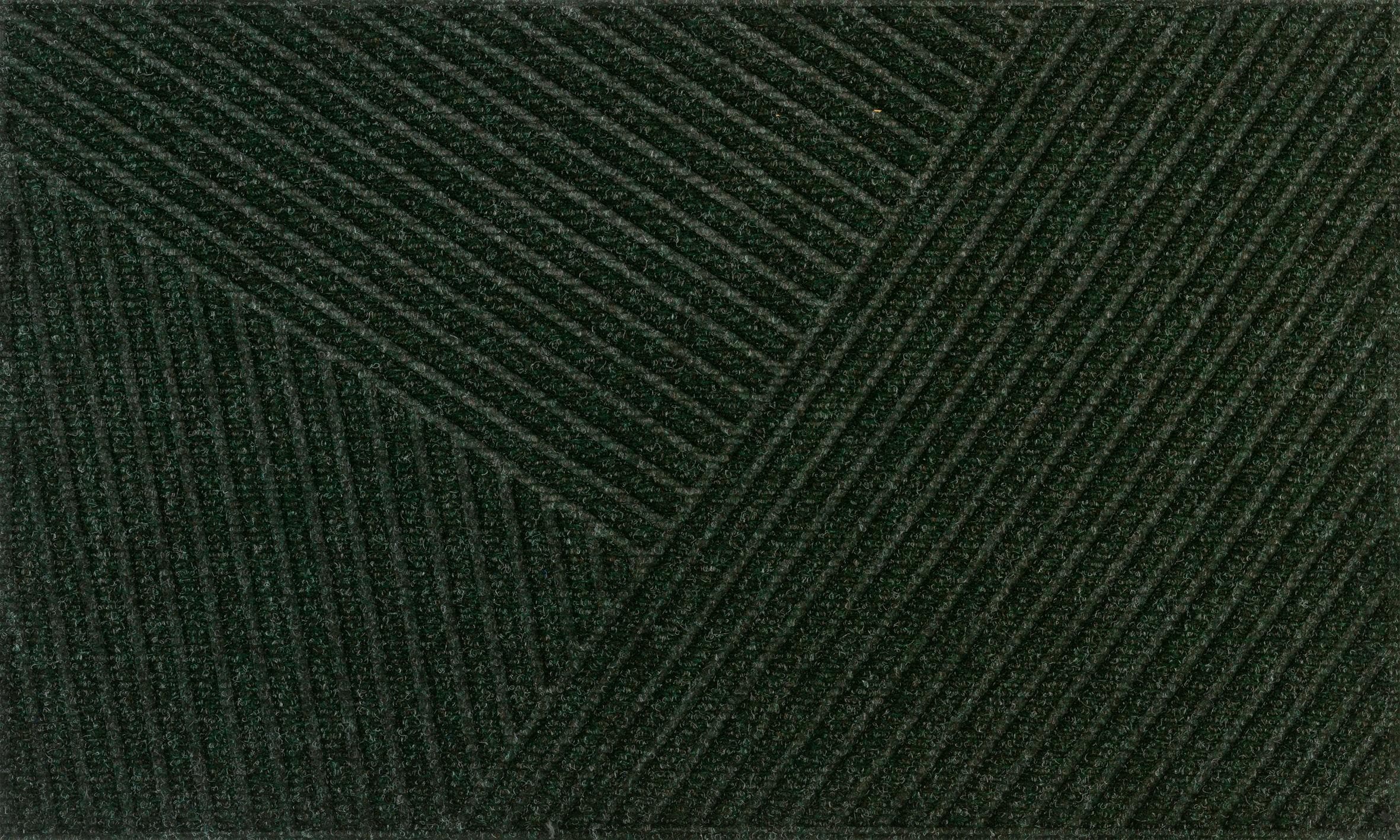 Wash+Dry by Kleen-Tex Fußmatte Midnight Green Stripes