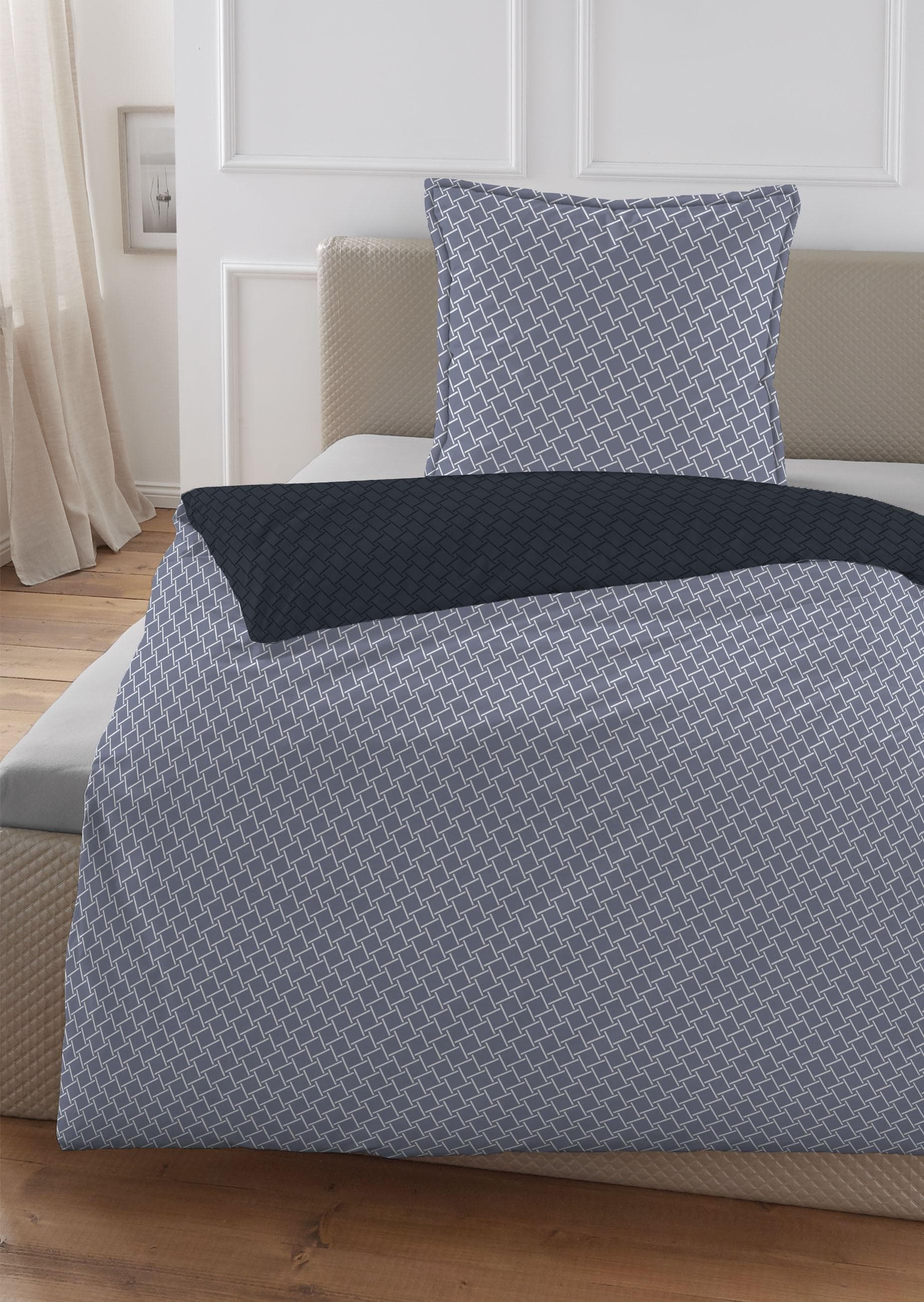 Wendebettwäsche HECHTER PARIS Marineblau