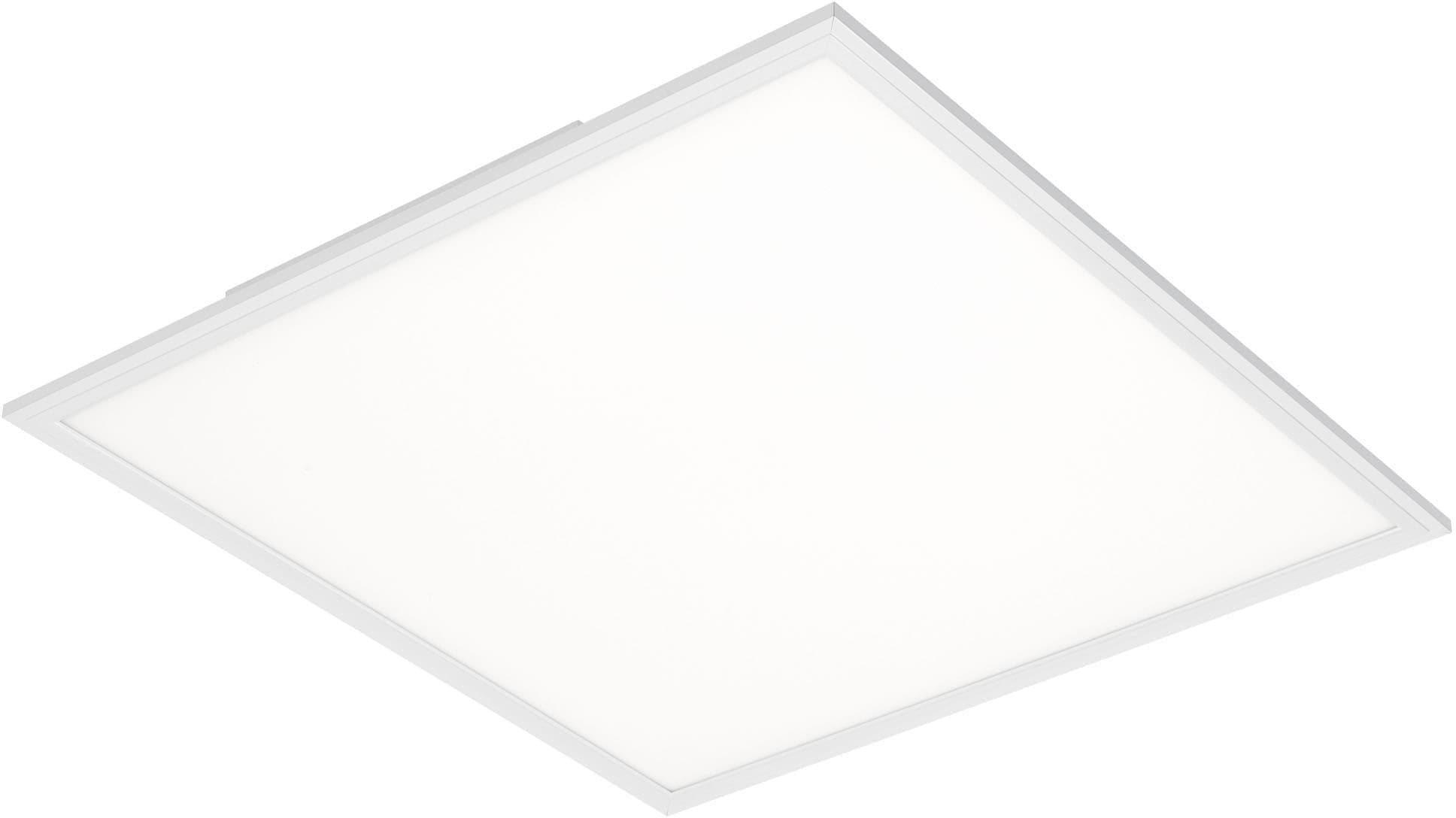 BRILONER LED Deckenleuchte Simple Schwarz Weiß Ultraflach