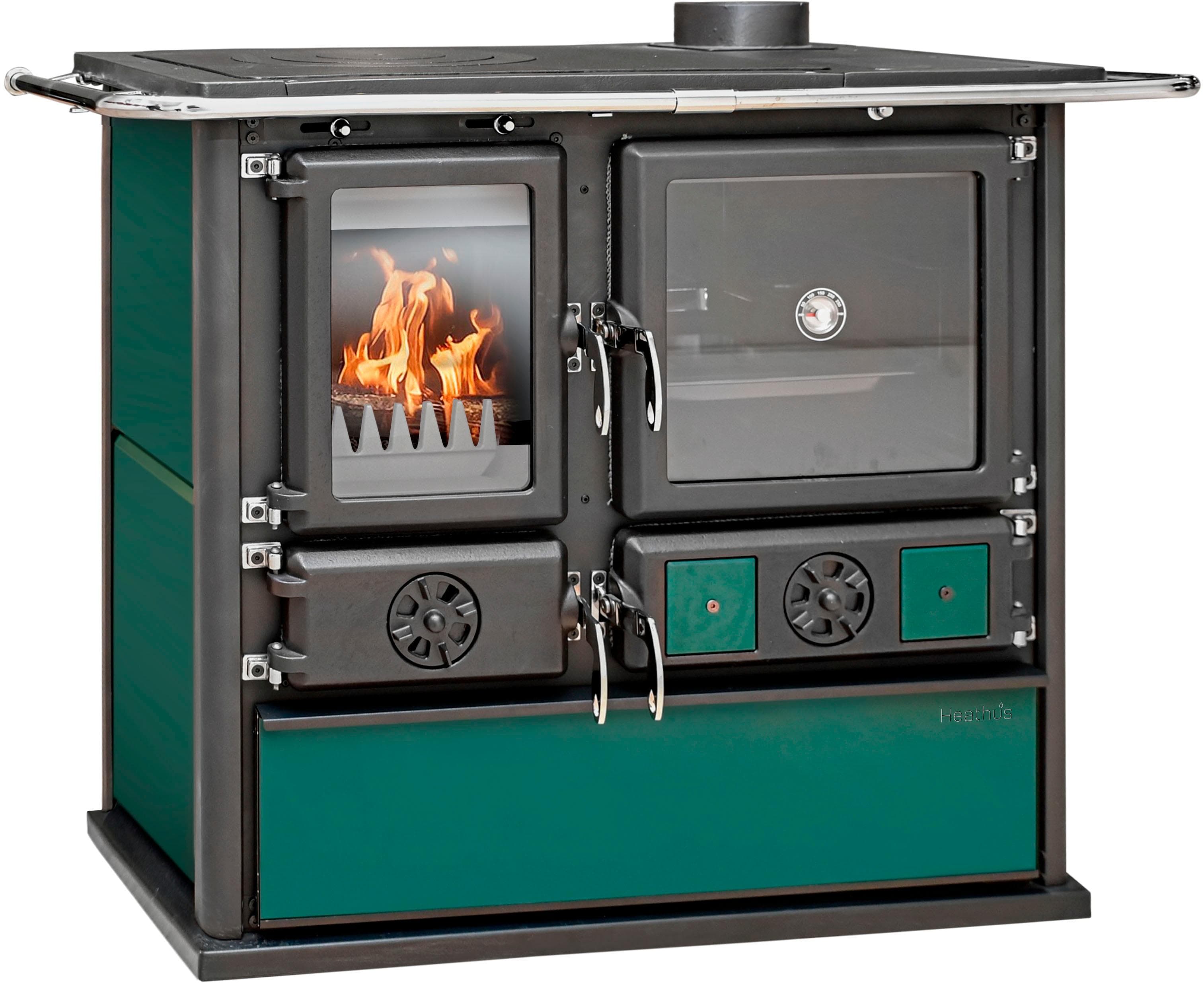 Heathus Küchenofen Cook Premium Green Pepper Festbrennstoffherd