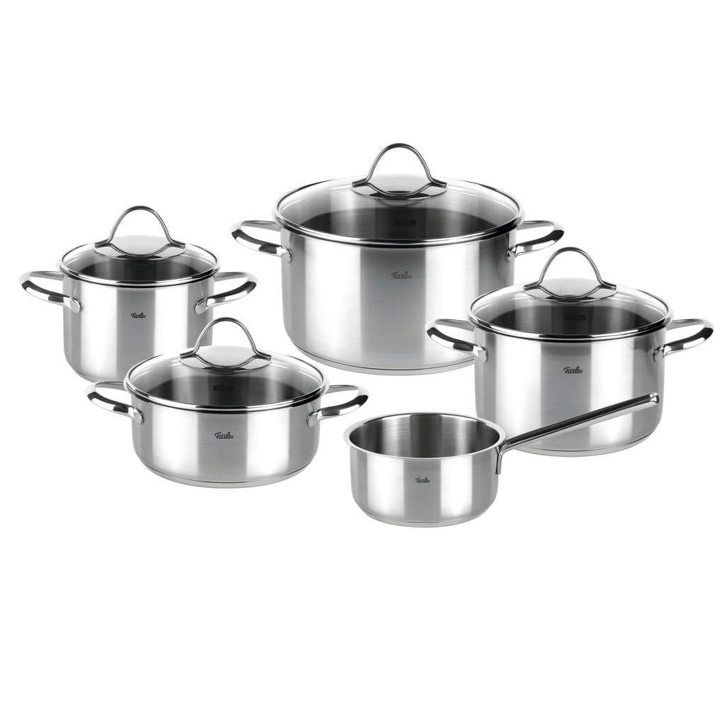 Fissler Kochtopfset Paris 5-teilig Silber Edelstahl