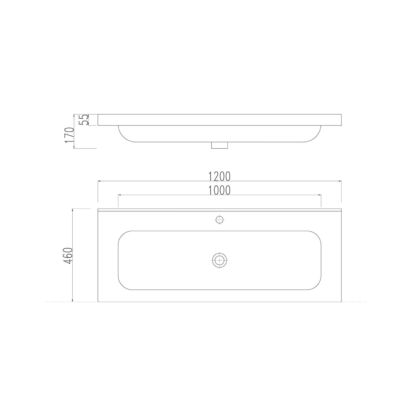 Posseik Badmöbel-Set Fellini Grafit: Modernes Stand-Badmöbel mit Softtouch