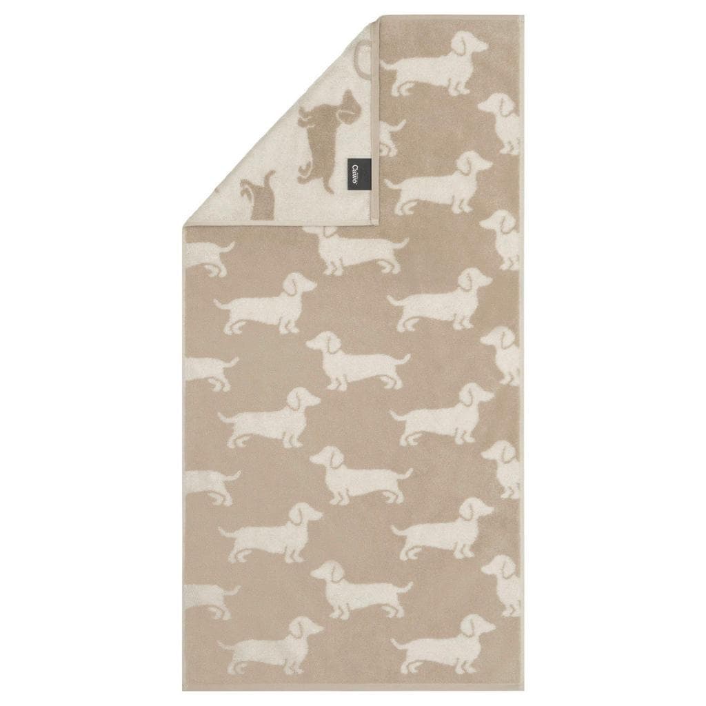 Cawoe Duschtuch We love dogs Hund 80x150 cm