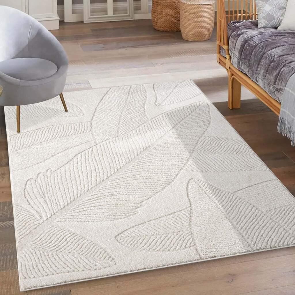 Teppich CARPET CITY LOUNGE 0629 Beige Modern Kurzflor