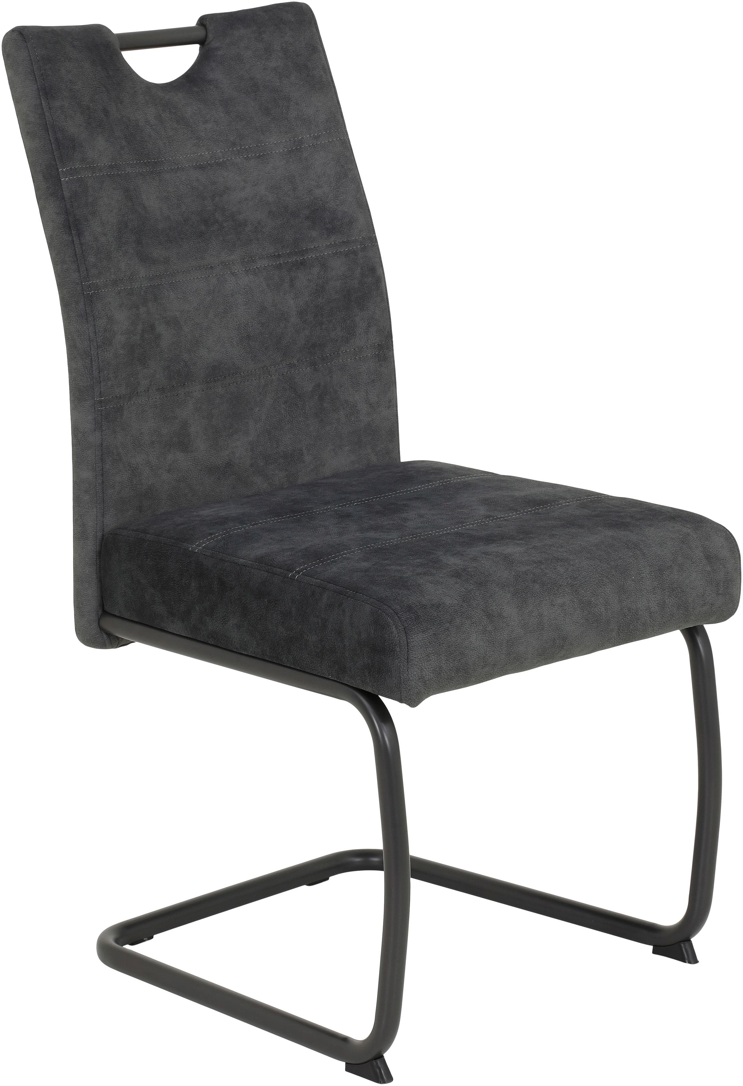 HELA Freischwinger LAURINA Grau Vintage Anthrazit