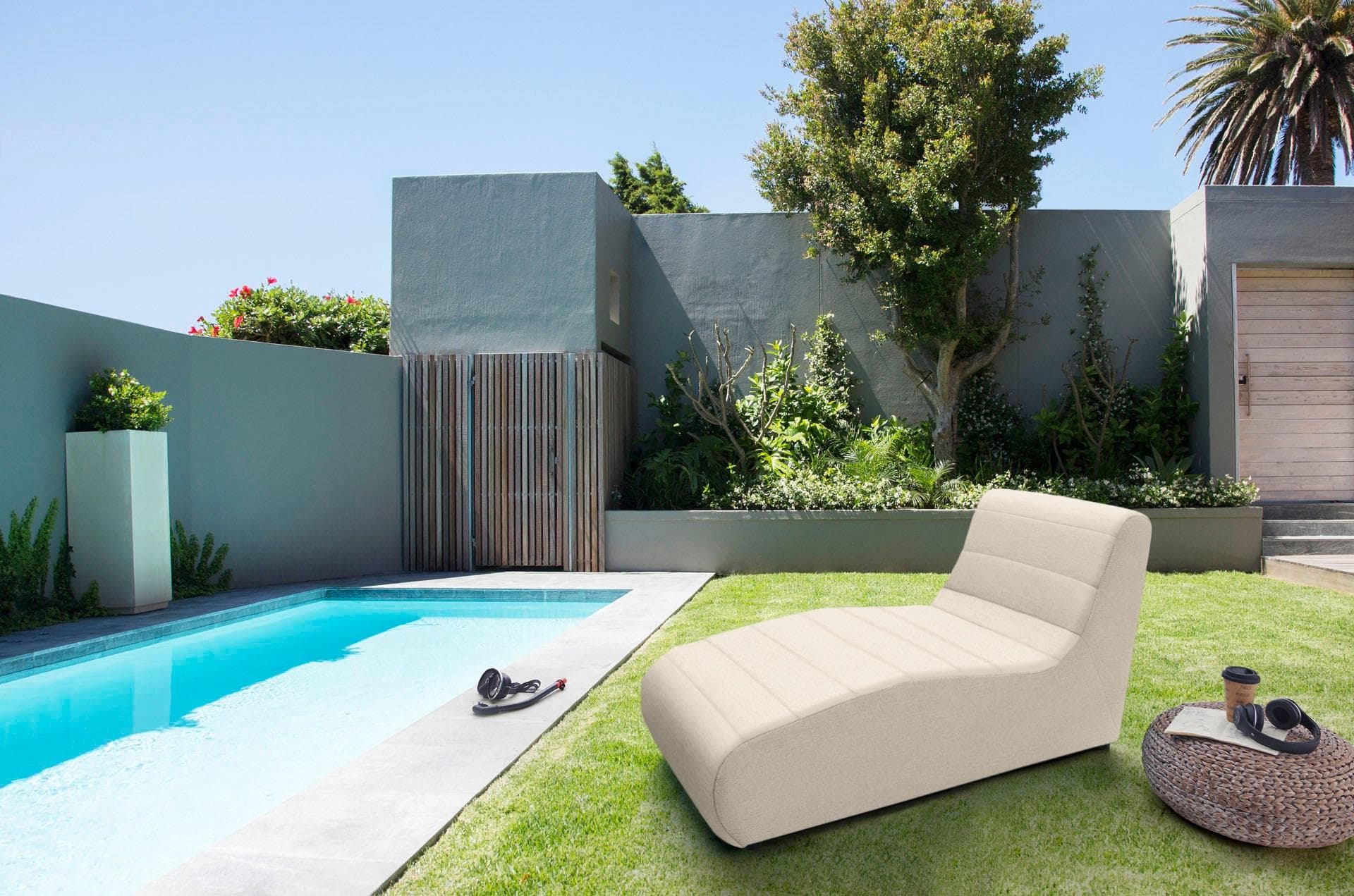Relaxliege DOMO COLLECTION "Soleil" Outdoor Liege 100% solution dyed Acryl