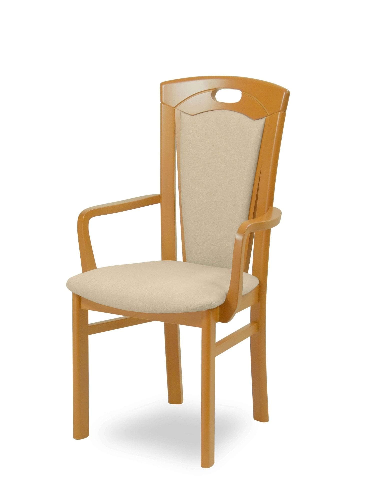 HOME AFFAIRE FERDI Esszimmerstuhl Massivholz Beige