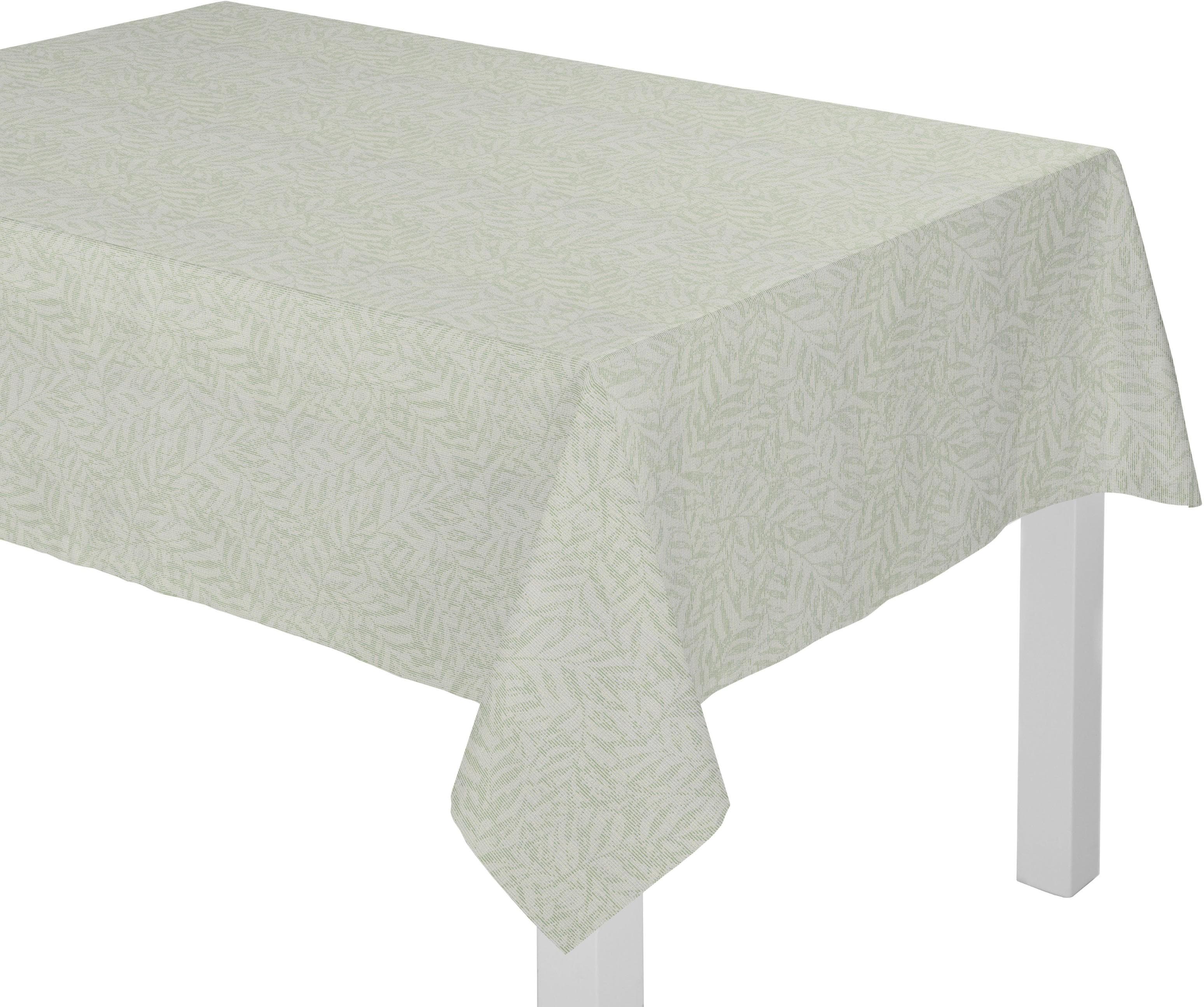 Tischdecke WIRTH 'Gospic' Gr. 2, grün, 120x120cm, Baumwolle Polyester