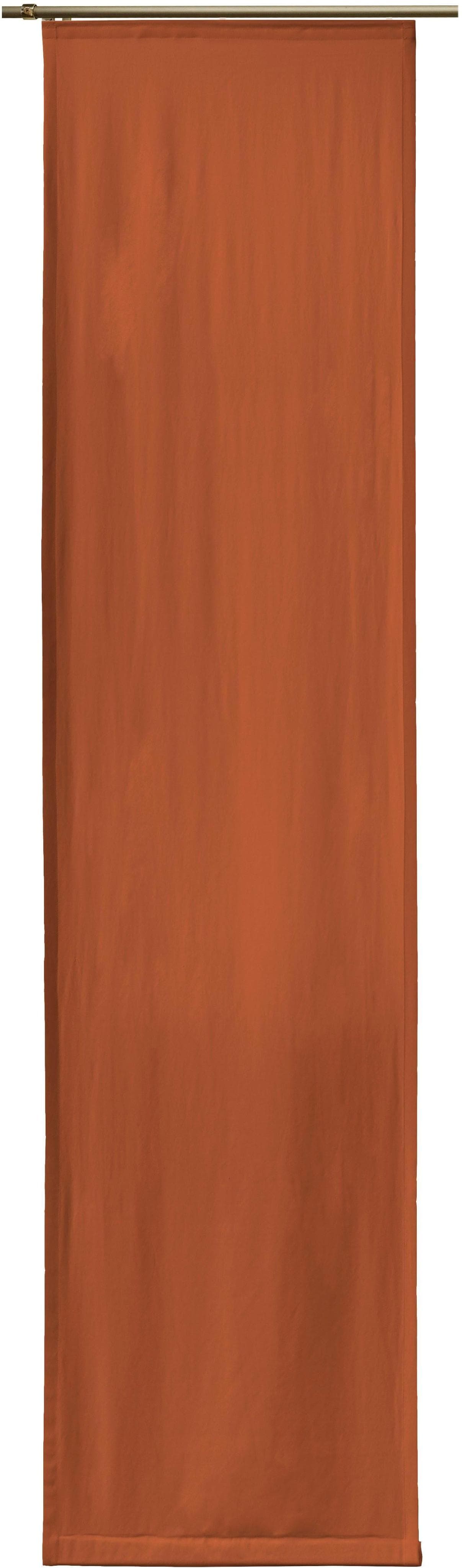 Schiebegardine WIRTH Newbury Terrakotta Jacquard