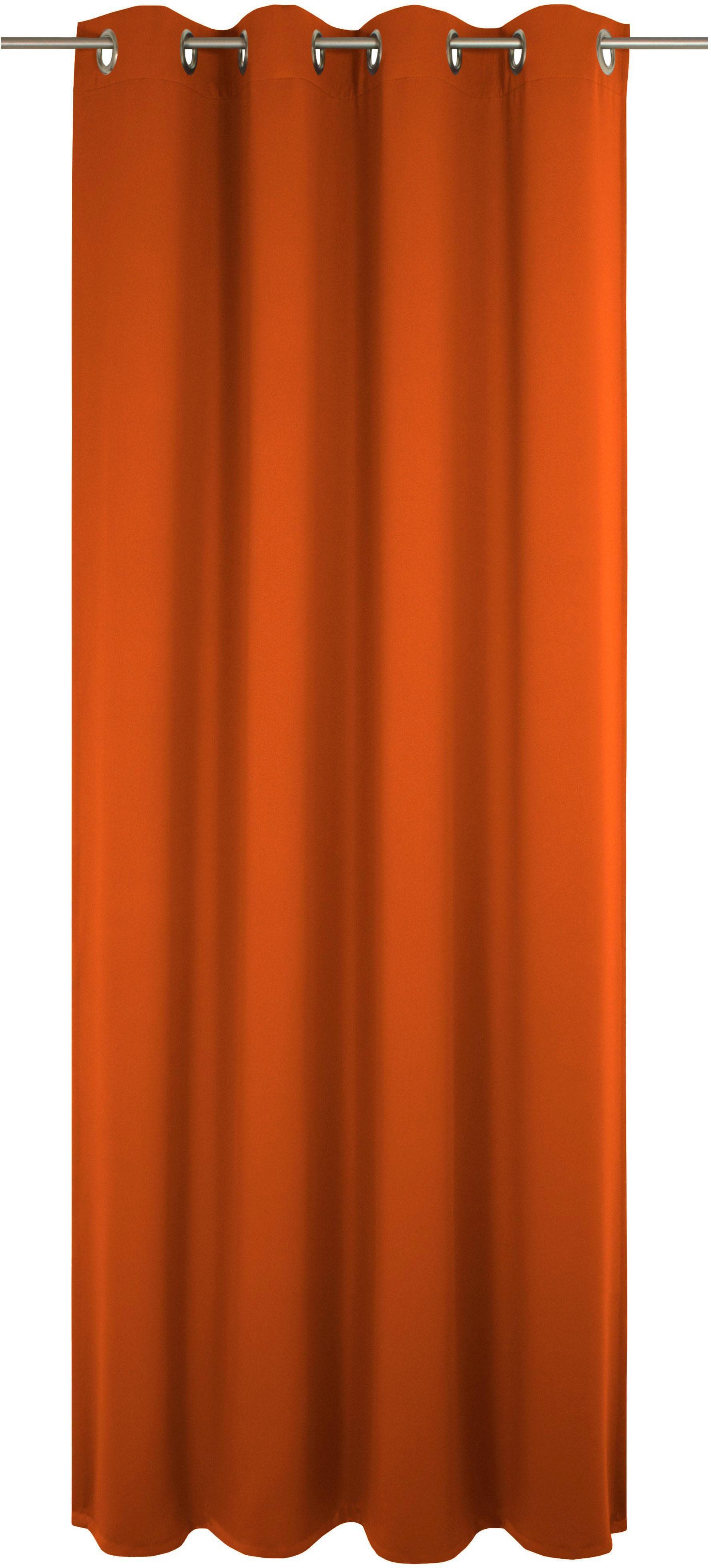 WIRTH Vorhang Newbury Terrakotta 130x145cm Jacquard