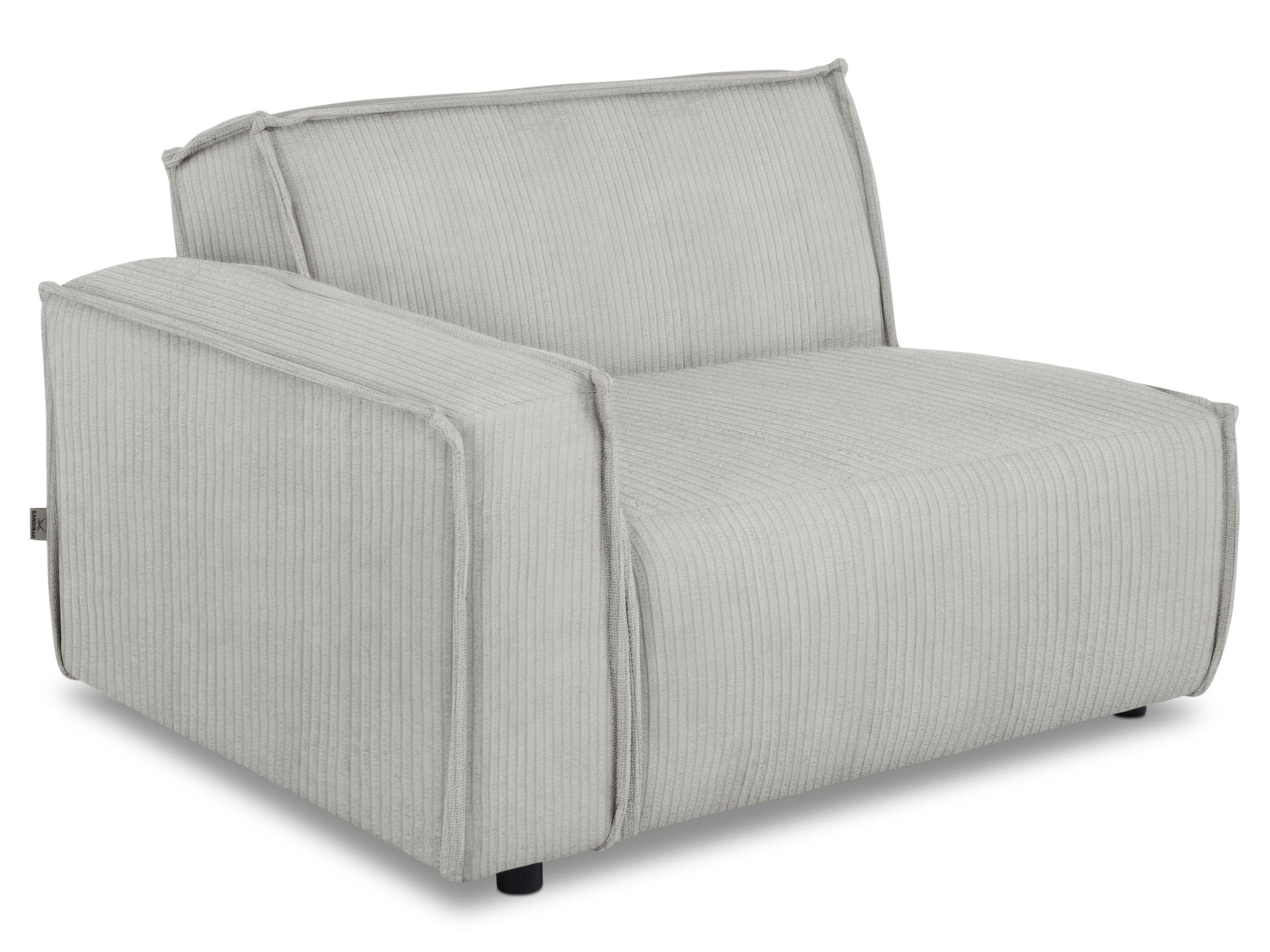 Polsterecke mit Sitzelement in elegantem Design