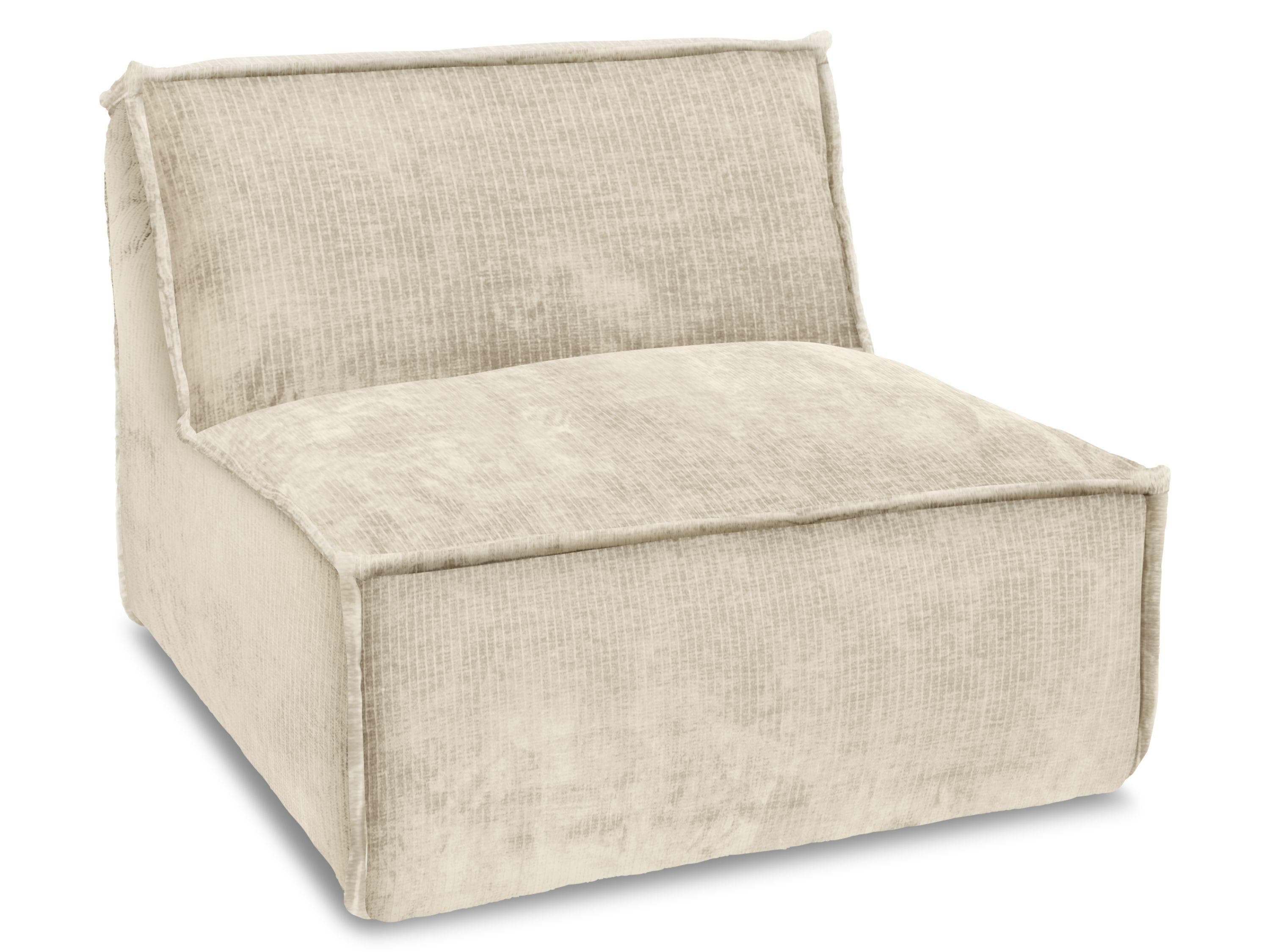 Beige Polsterecke mit Sitzfunktion