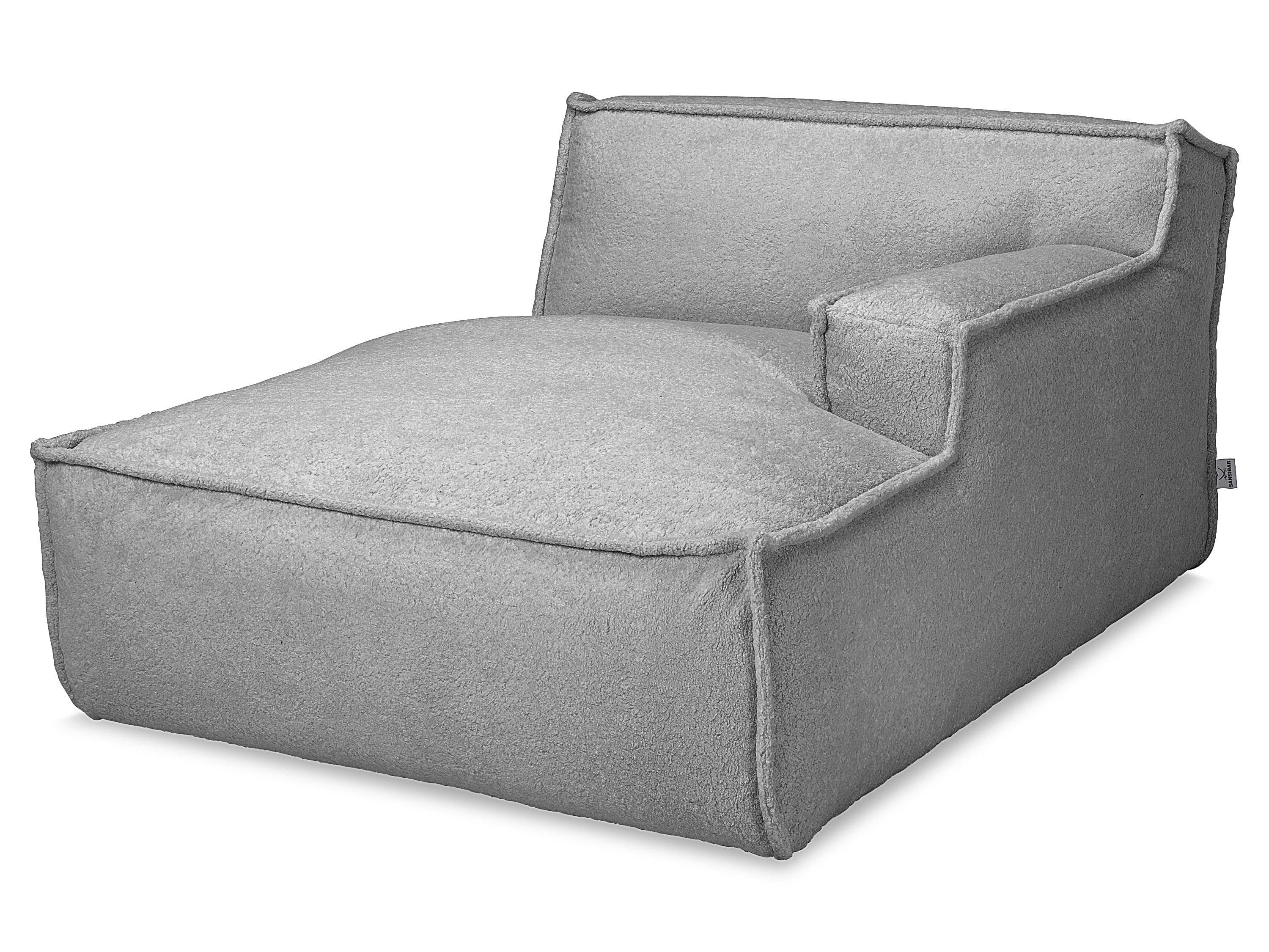 Graue Polsterecke mit Rantum-Bezug