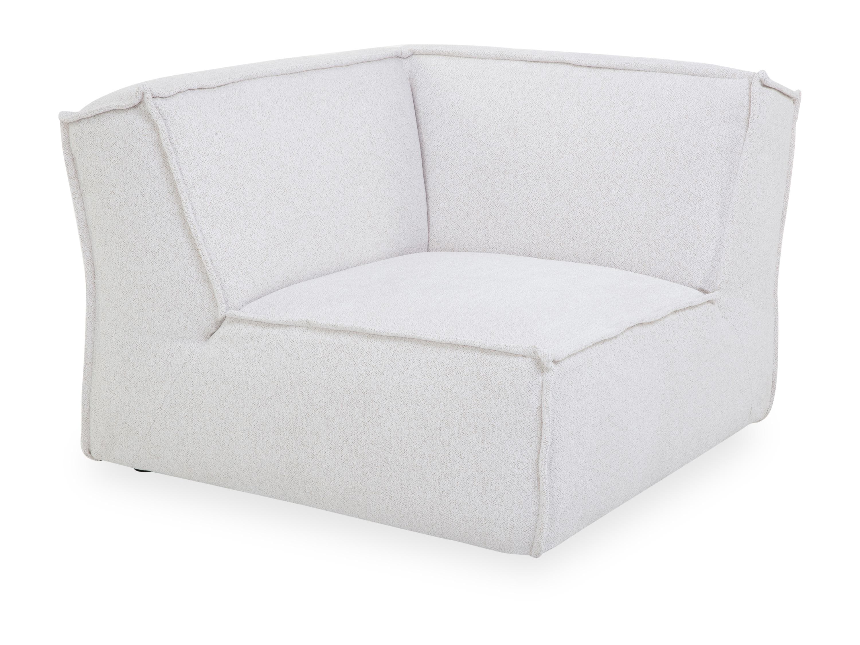 Grüne Polsterecke mit Eckelement