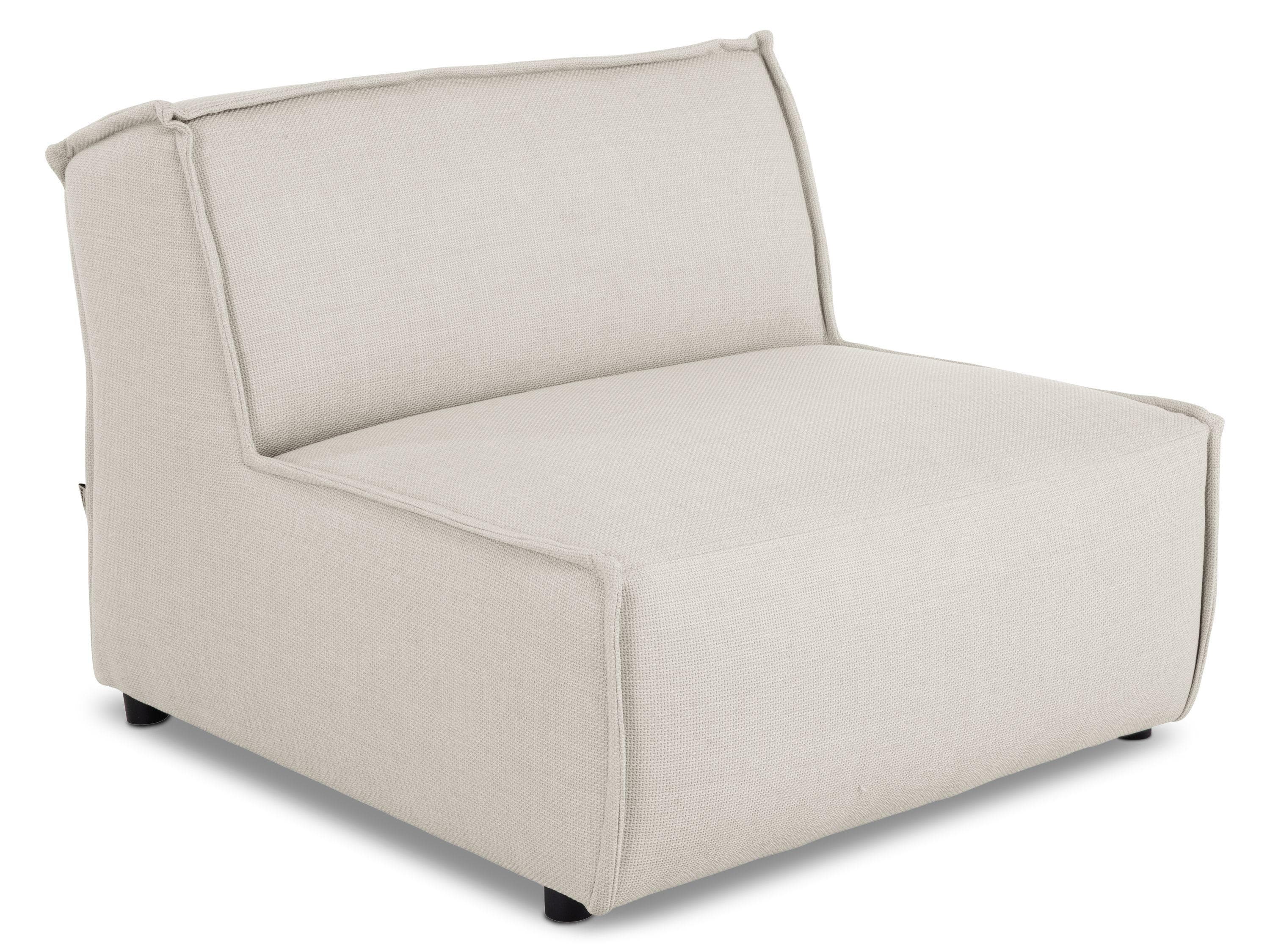 Beige Polsterecke mit Sitzfunktion