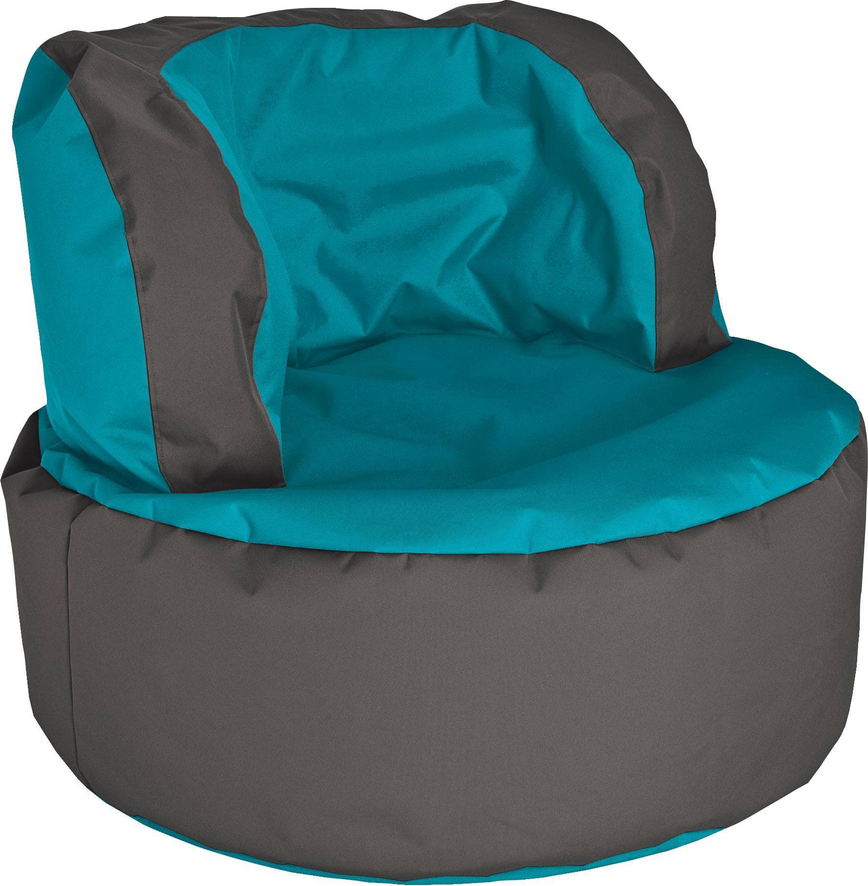 SITTING POINT Sitzsack SCUBA Bebop Blau Zweifarbig