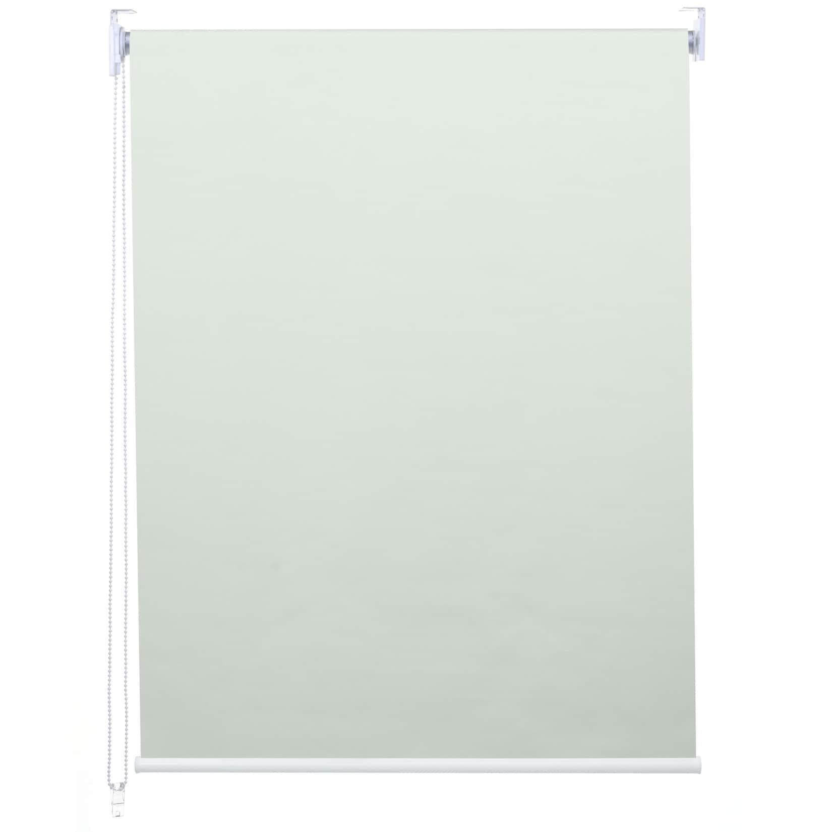 Rollo MCW-D52 Seitenzugrollo Jalousie Sonnenschutz Verdunkelung Blickdicht 50x160cm Creme