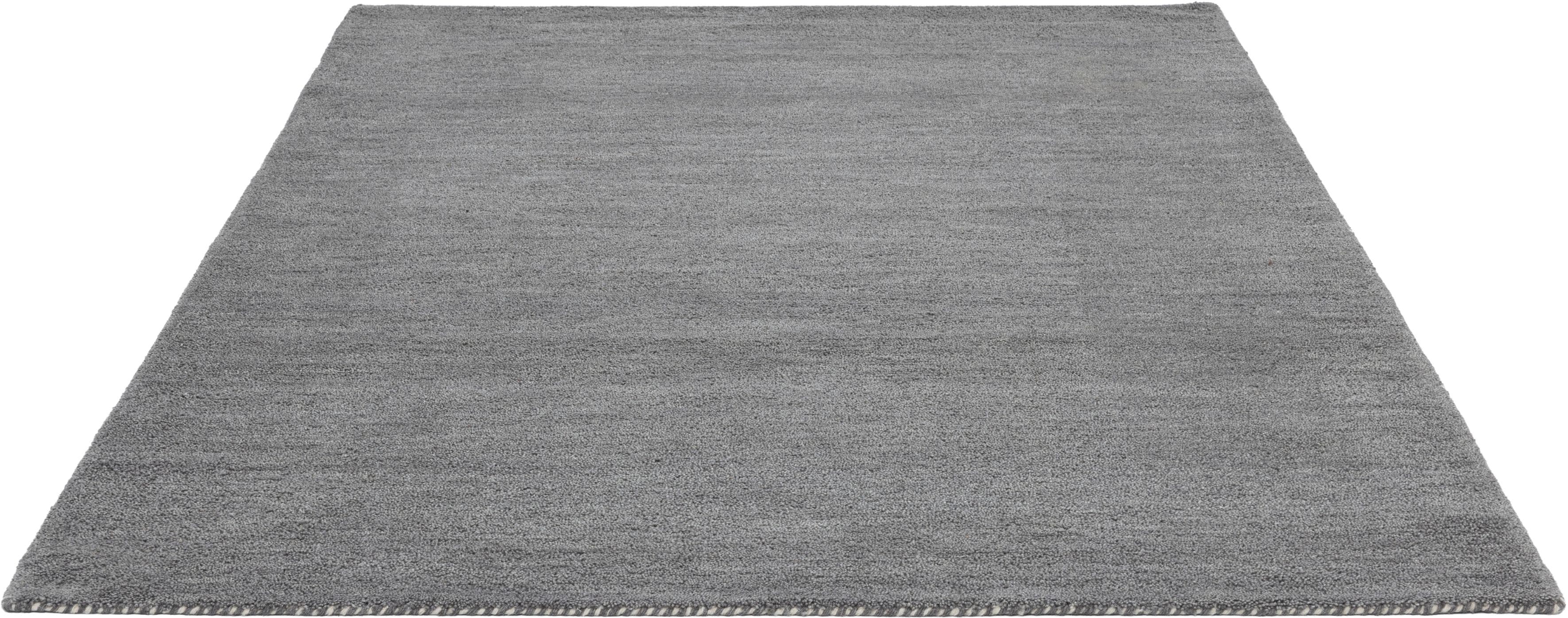 Handgefertigter Gabbeh Teppich aus Wolle, meliert, stone, 240x340 cm