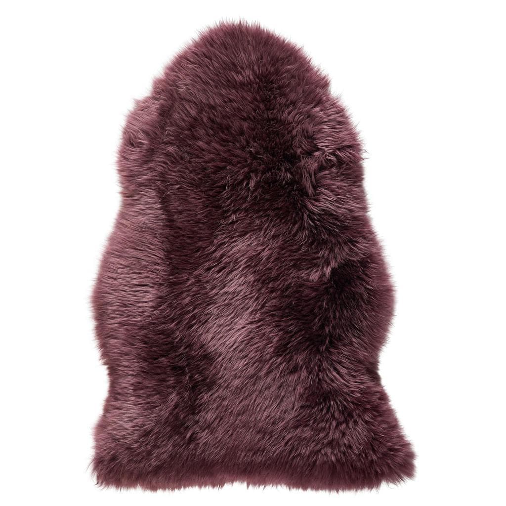 Linea Natura Schaffell Lila Fellteppich Tierform