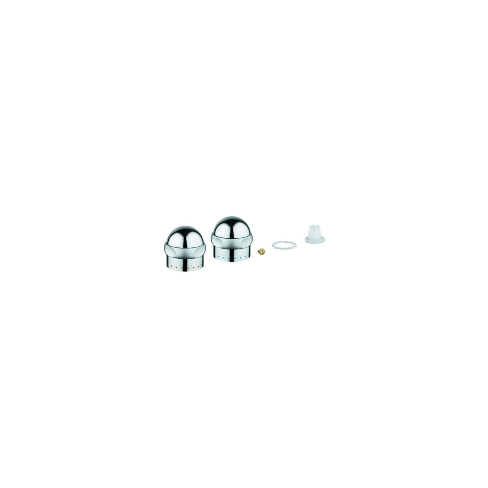 Grohe Griff 45538 1/2" für Sentosa Markierung Blau Chrom/Mattchrom