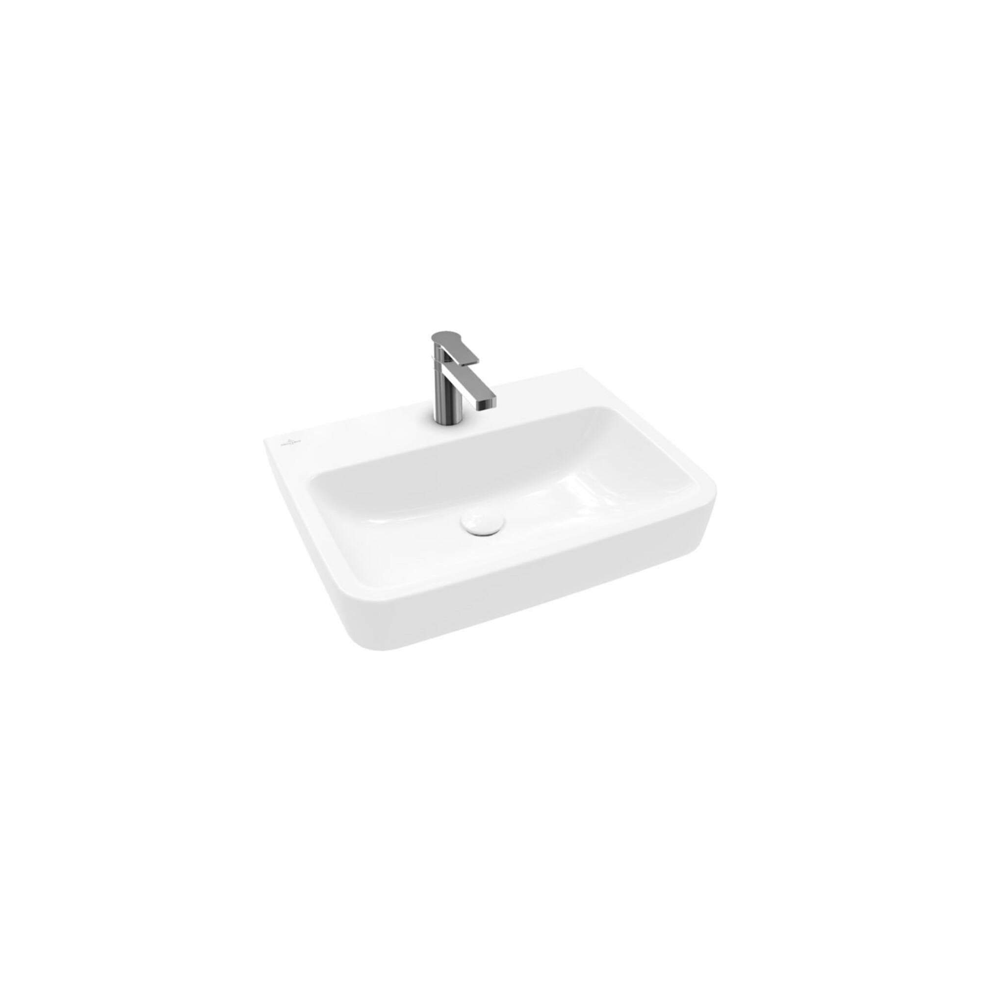 Villeroy und Boch O.novo Waschtisch 4A416101 Eckig Weiß
