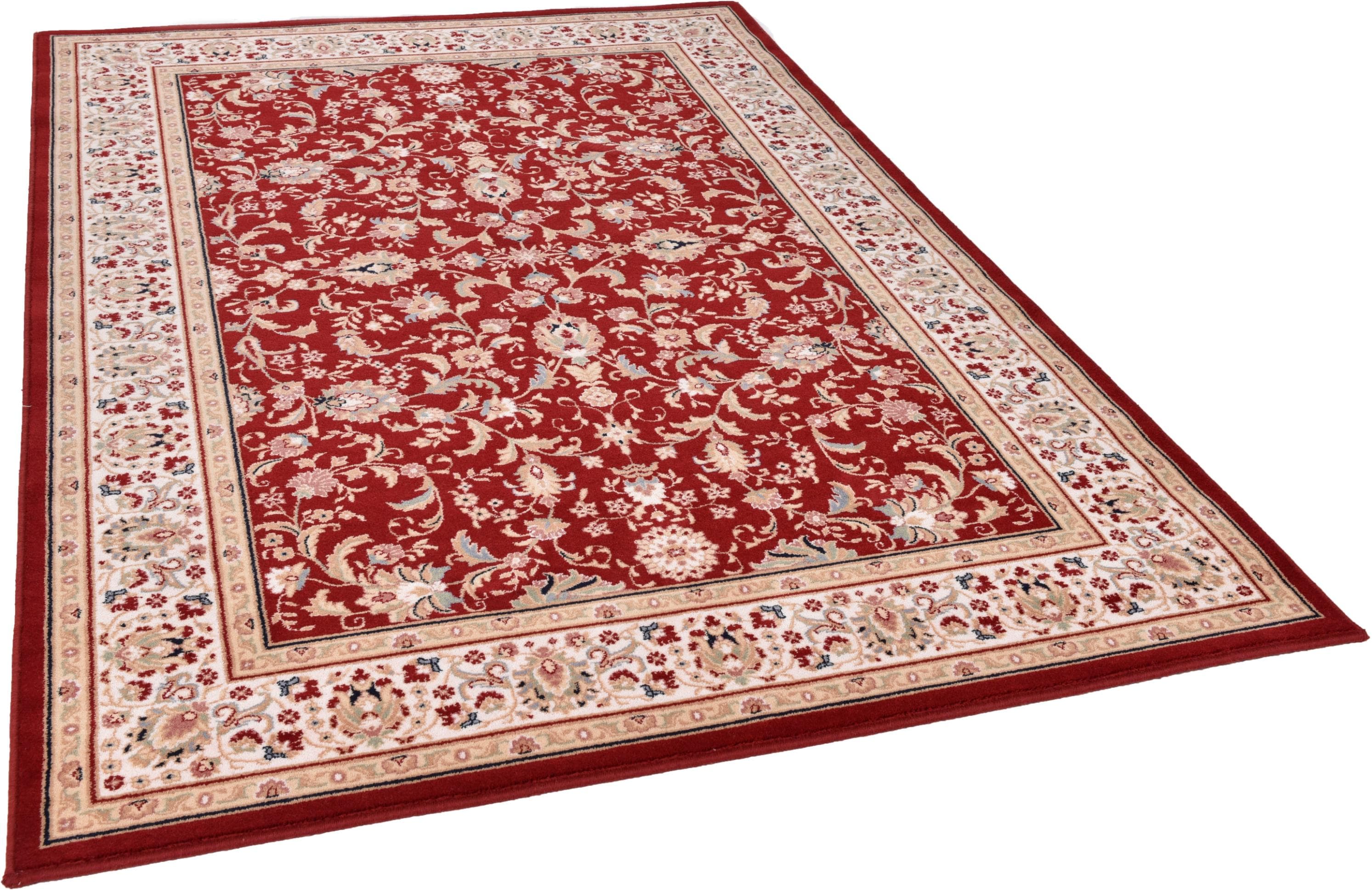 Wollteppich THEKO Dolna 808 Rot Orientalisch