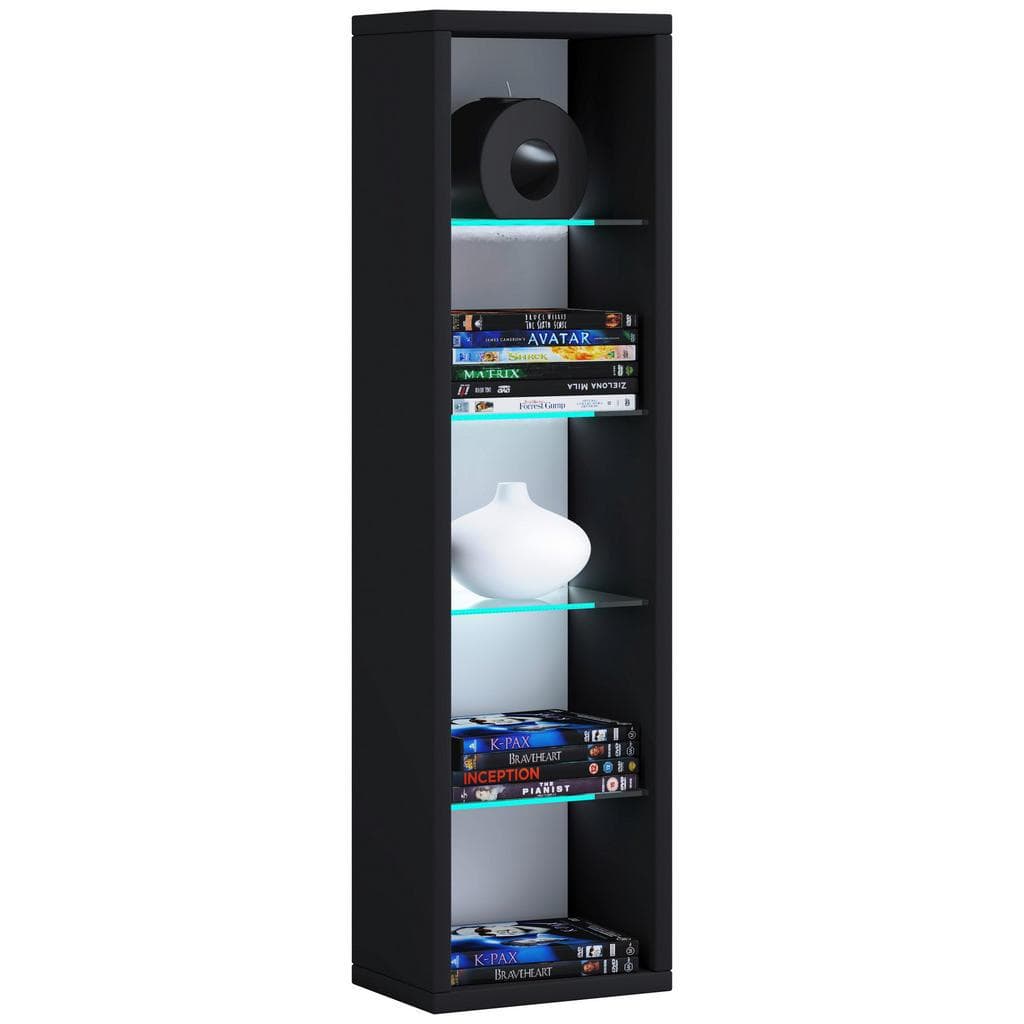 Mid.you Regal Schwarz Holzwerkstoff 4 Fächer