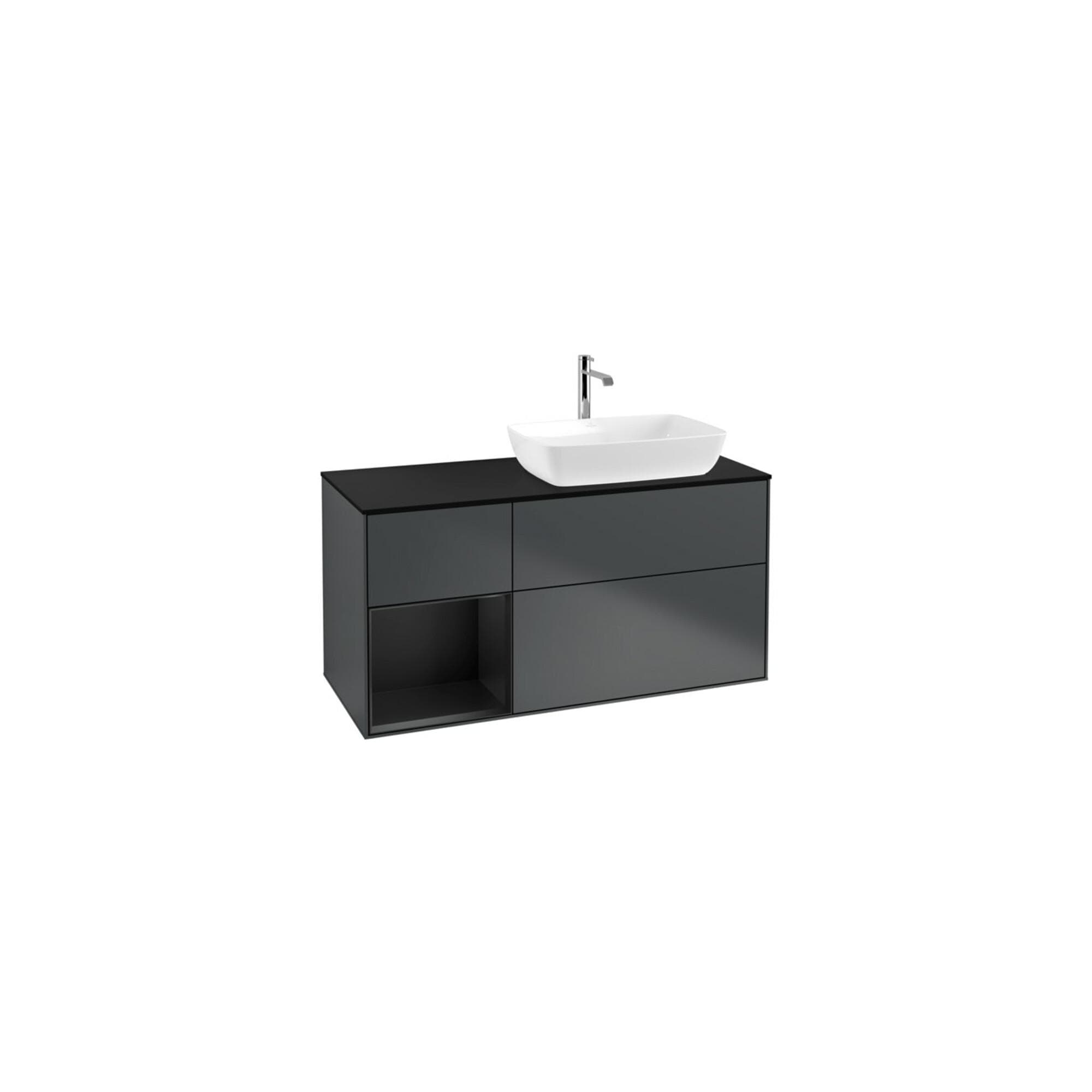 Villeroy und Boch Finion Waschtischunterschrank 120cm Beleuchtetes Regal