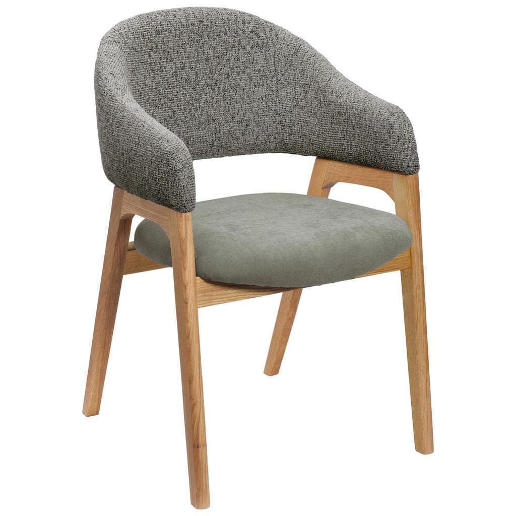 Linea Natura Armlehnstuhl Grün Eiche Massiv Esszimmerstuhl