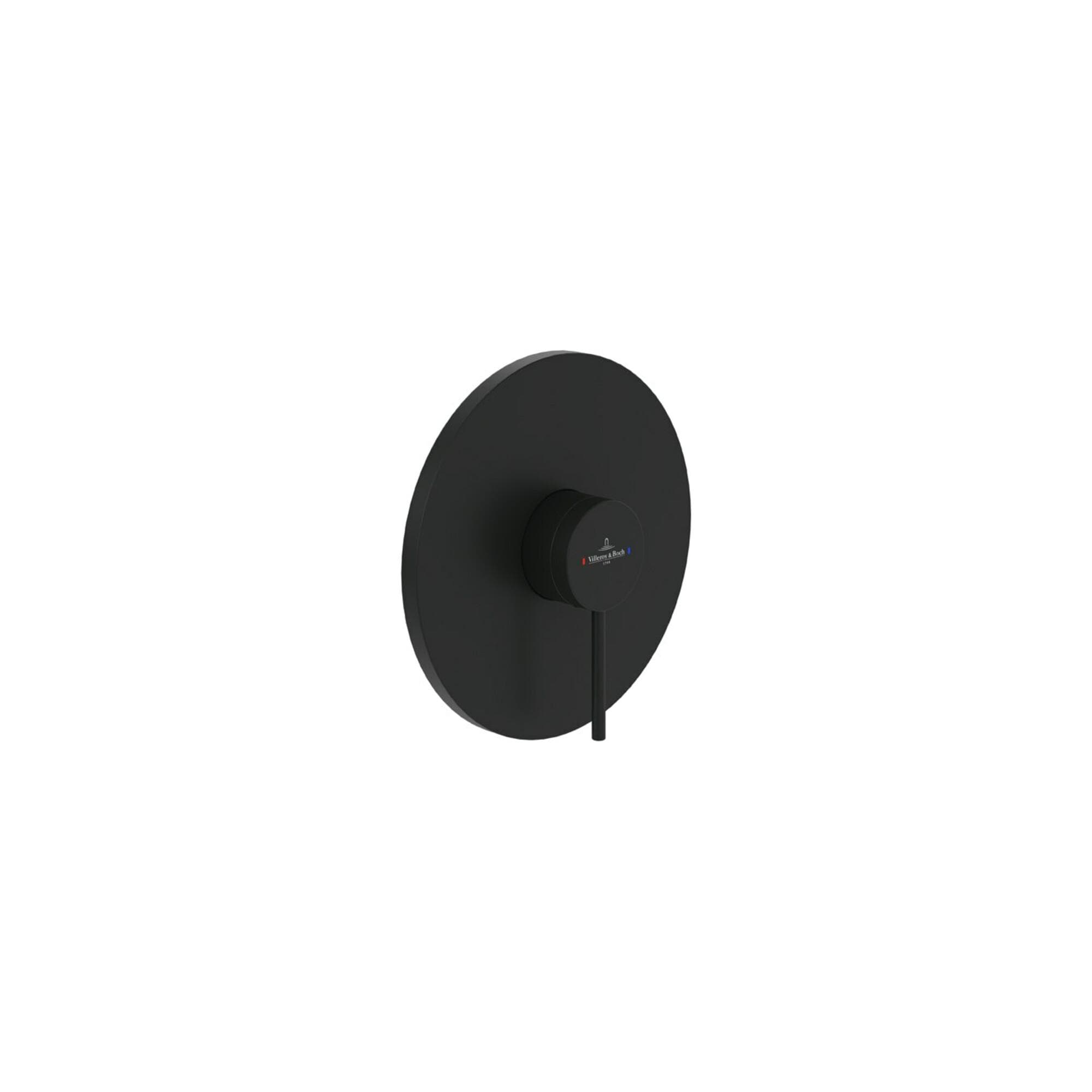 Villeroy und Boch Loop + Friends Unterputz-Einhebel-Duscharmatur Wandmontage Matt Black