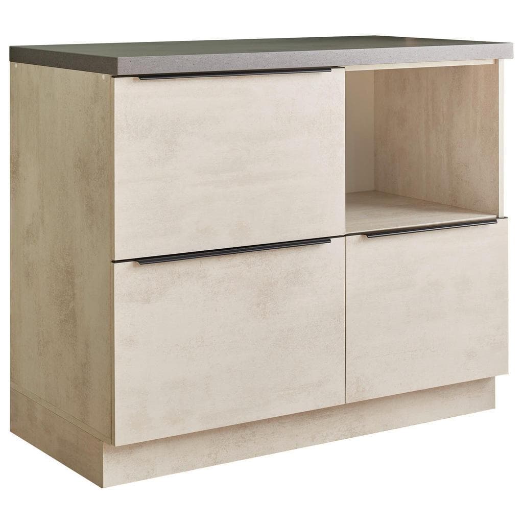 BASIC by Balculina Küchenschrank Sanibel Weiß FSC-zertifiziert