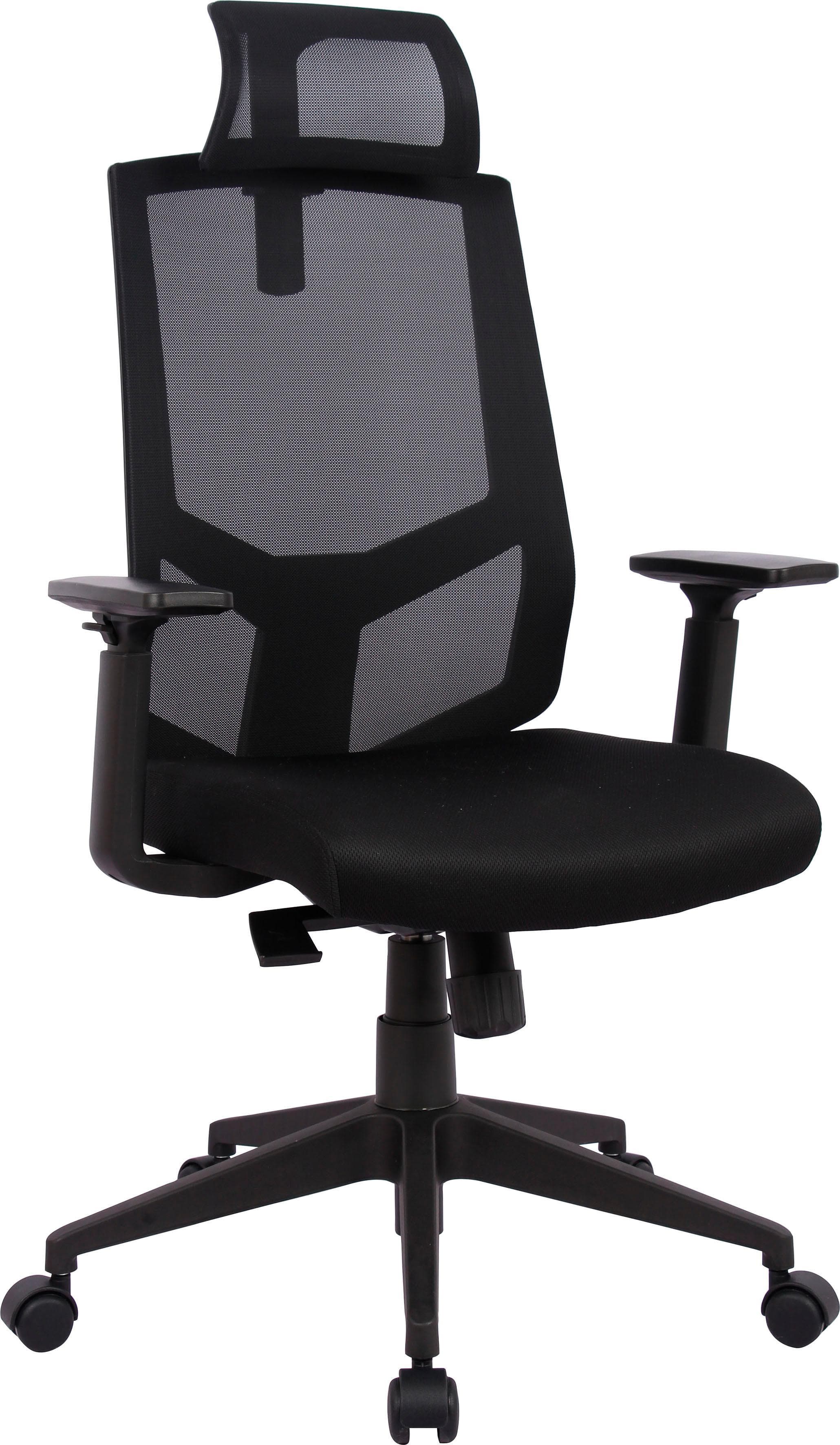 OTTO HOME Chefsessel Netti Schwarz Ergonomisch Verstellbar