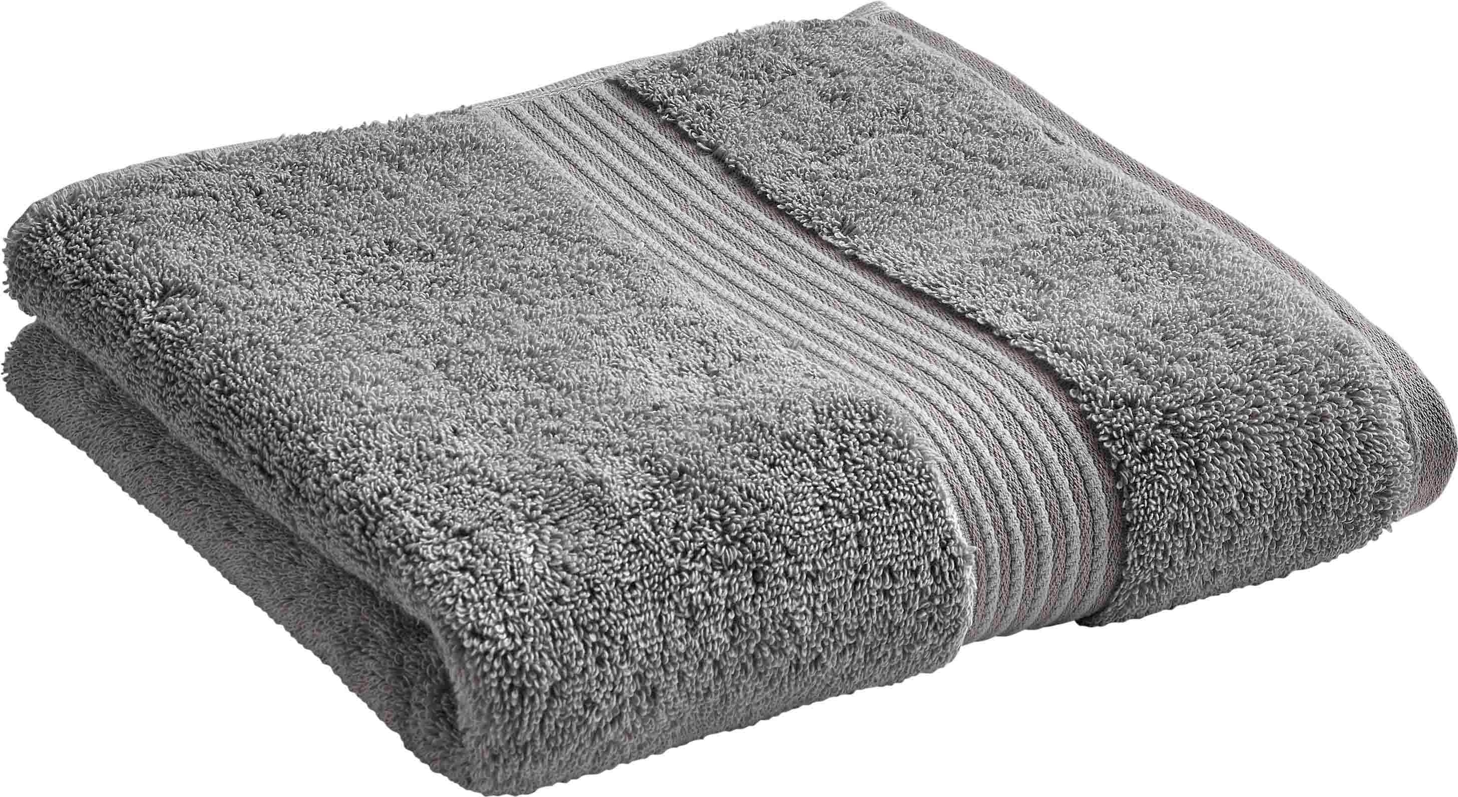 Handtücher CHRISTY "SUPREME" Silber Walkfrottier 100% Baumwolle