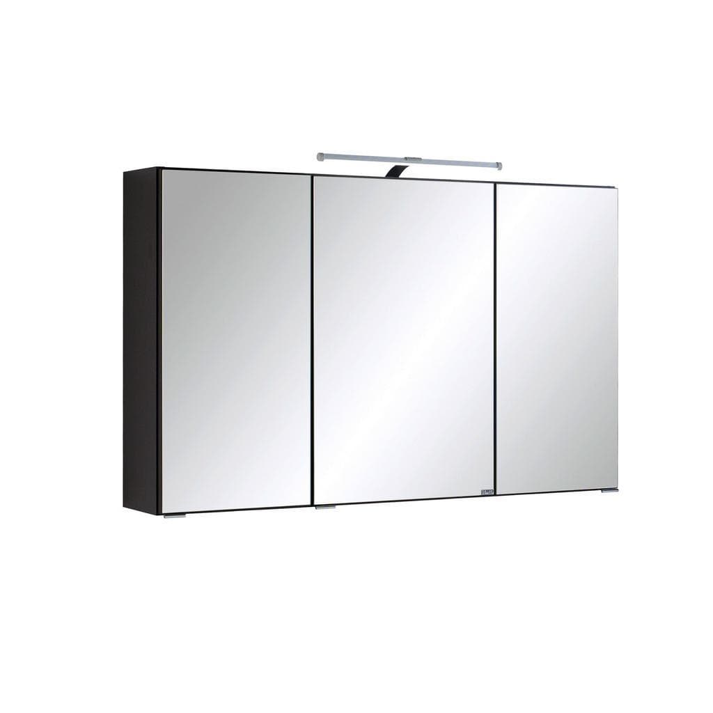 Held Spiegelschrank Cardiff Graphit Metall 6 Fächer