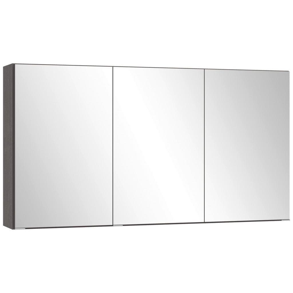 Held Spiegelschrank Graphit Glas 6 Fächer 120x64x20 cm