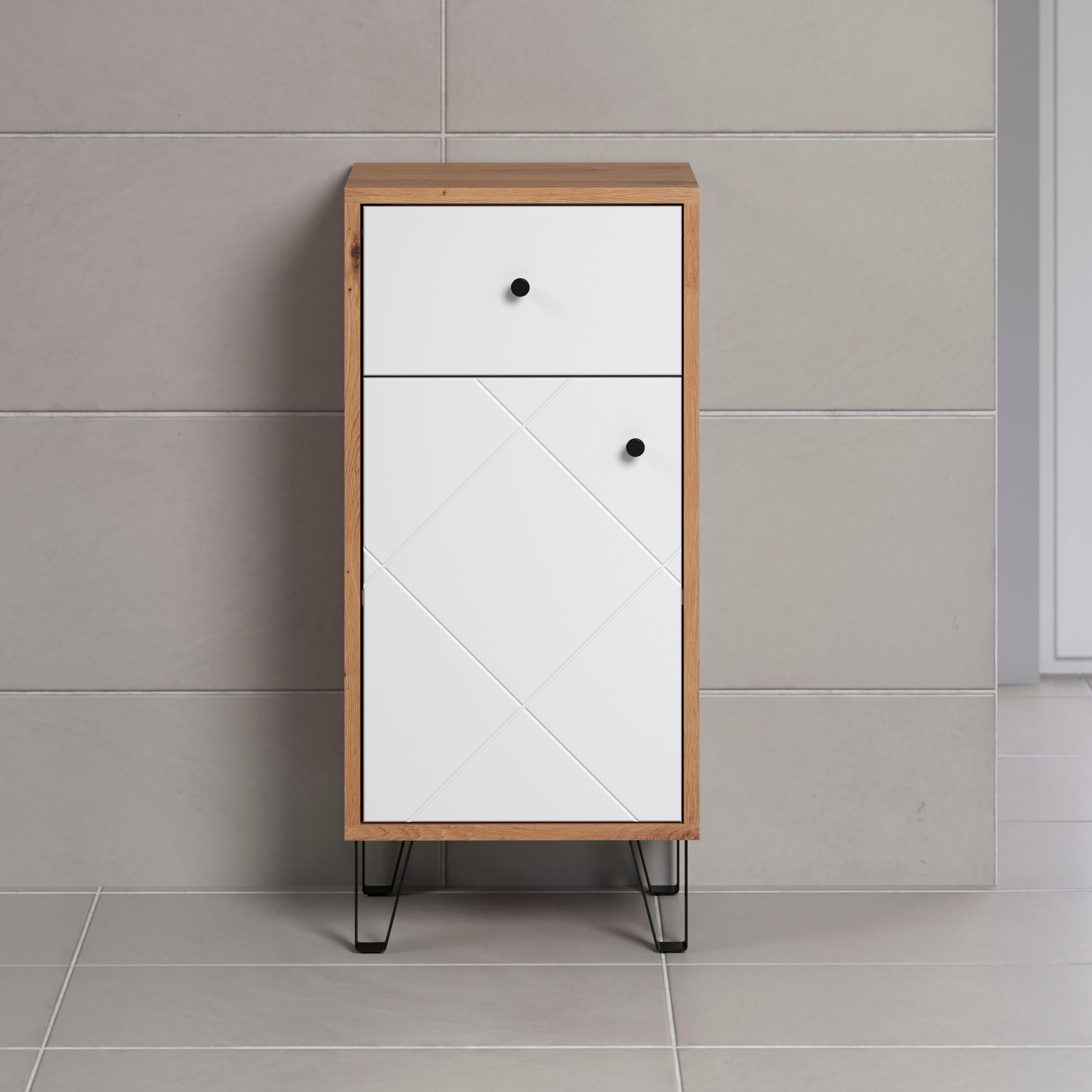 Unterschrank PLACES OF STYLE "Tarragona" Weiß FSC-zertifizierter Holzwerkstoff