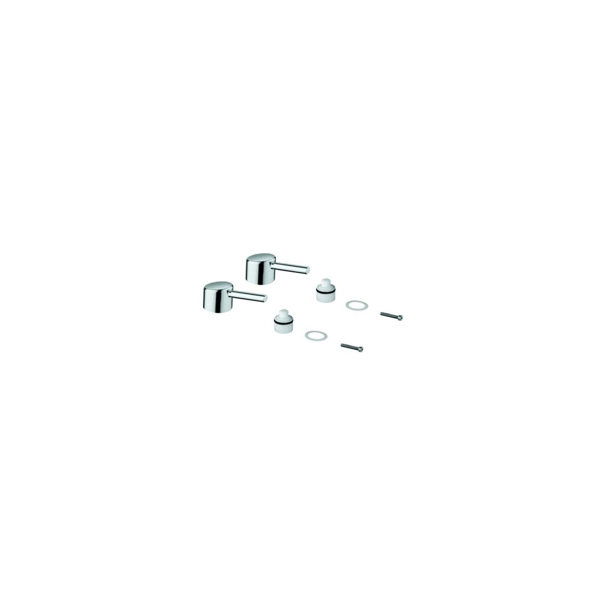 Grohe Griffpaar 48310 Markierung Blau/Rot für Concetto Chrom