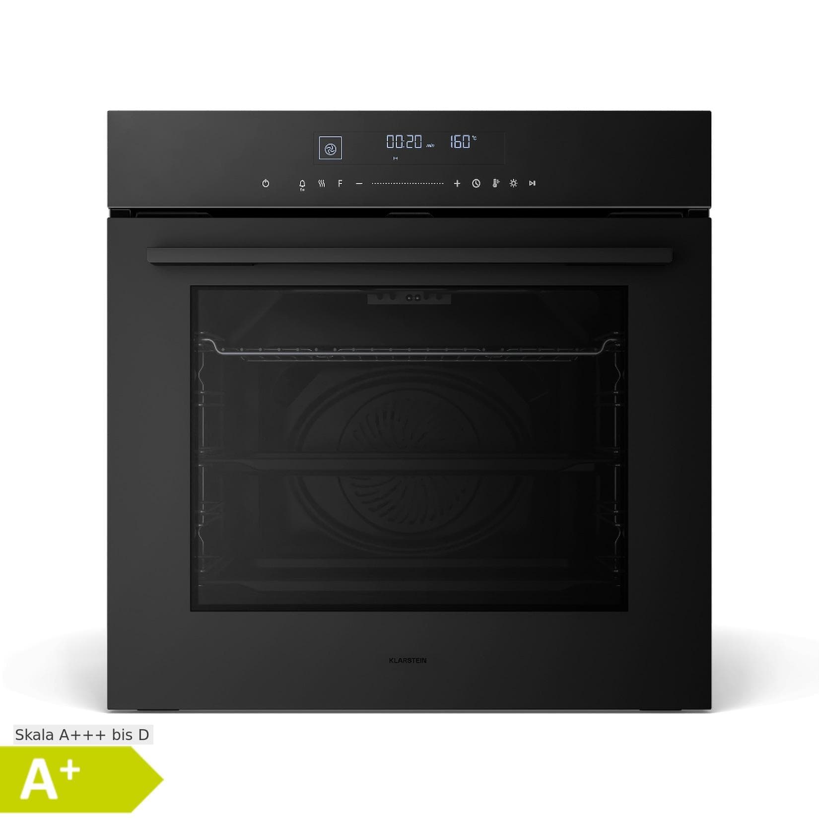 Klarstein Velaire Backofen Elektroherd 3160 W 60cm Schwarz