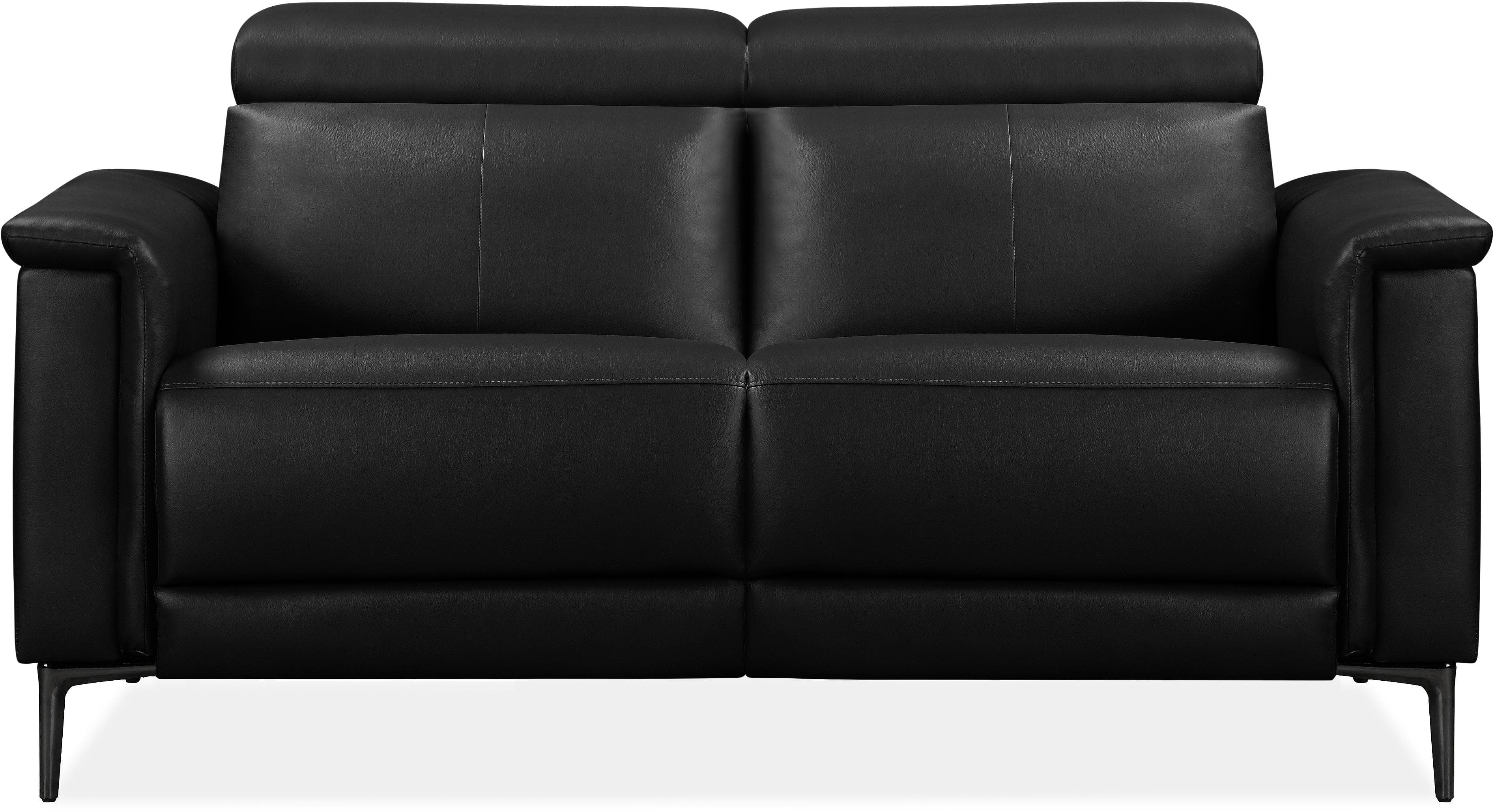 OTTO HOME Lund 2-Sitzer Sofa Schwarz mit Relaxfunktion