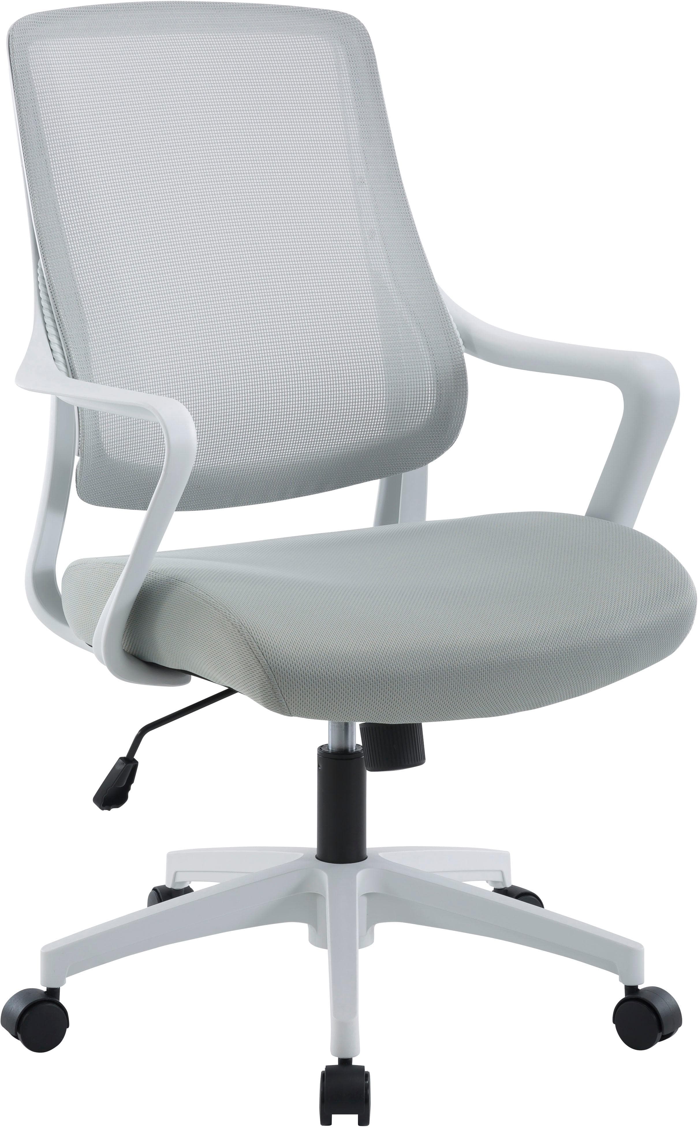 OTTO HOME Imperia Bürostuhl Grau Netzstoff Synchronmechanik