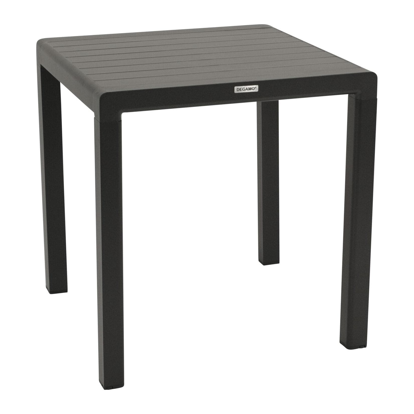 DEGAMO Bistrotisch PARIS 70x70cm Aluminium Anthrazit