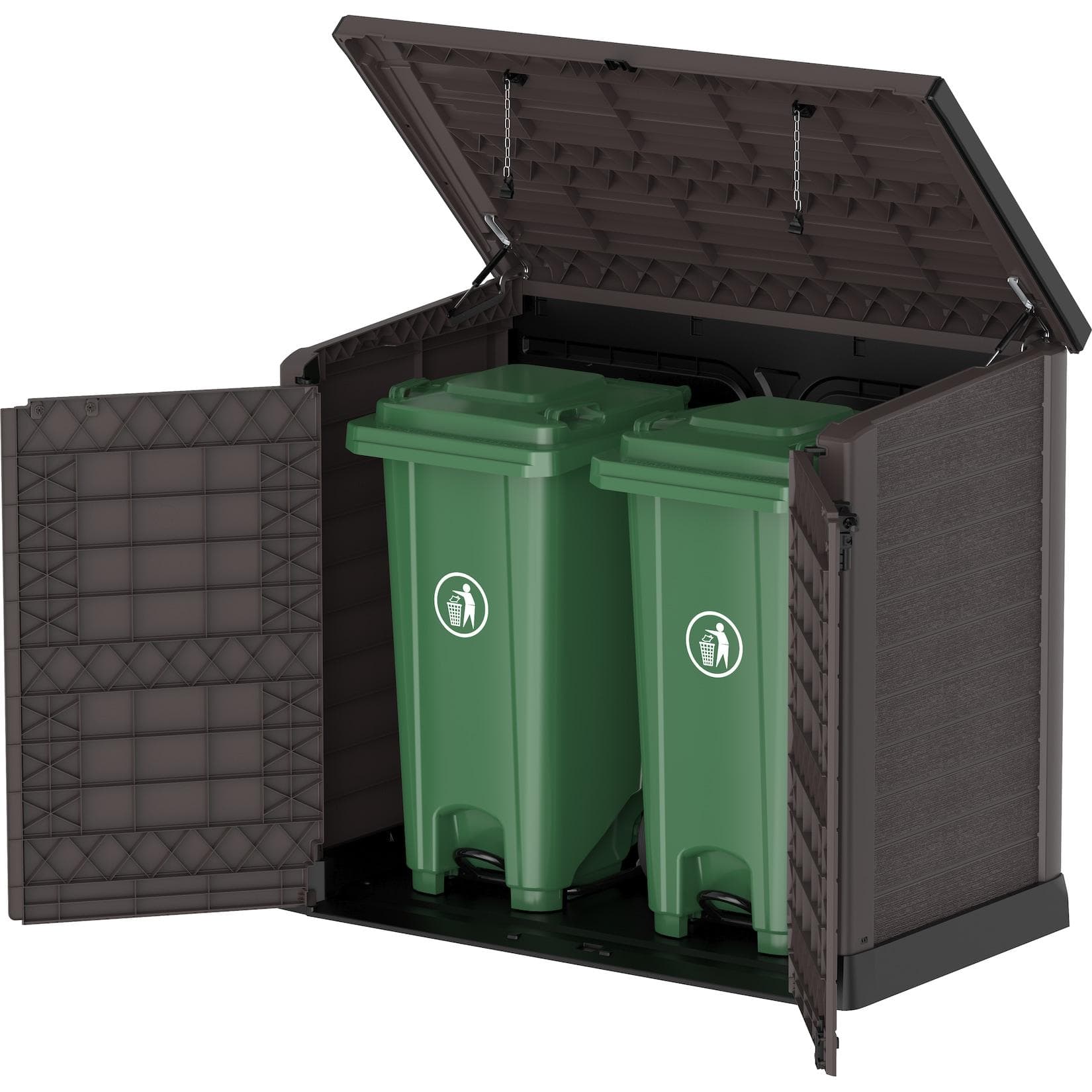Duramax StoreAway Aufbewahrungsbox 1200 l, 145 x 125 x 83 cm, Kunststoff